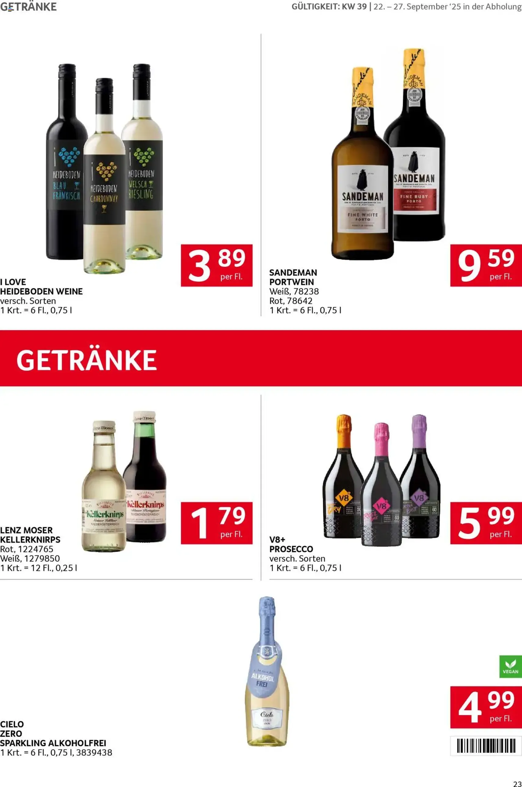 Transgourmet Flugblatt - Gültiger Prospekt ab 22.09.2025, Seite 21 von insgesamt 30 Transgourmet Flugblatt - Gültiger Prospekt ab 22.09.2025, Seite 21 von insgesamt 30