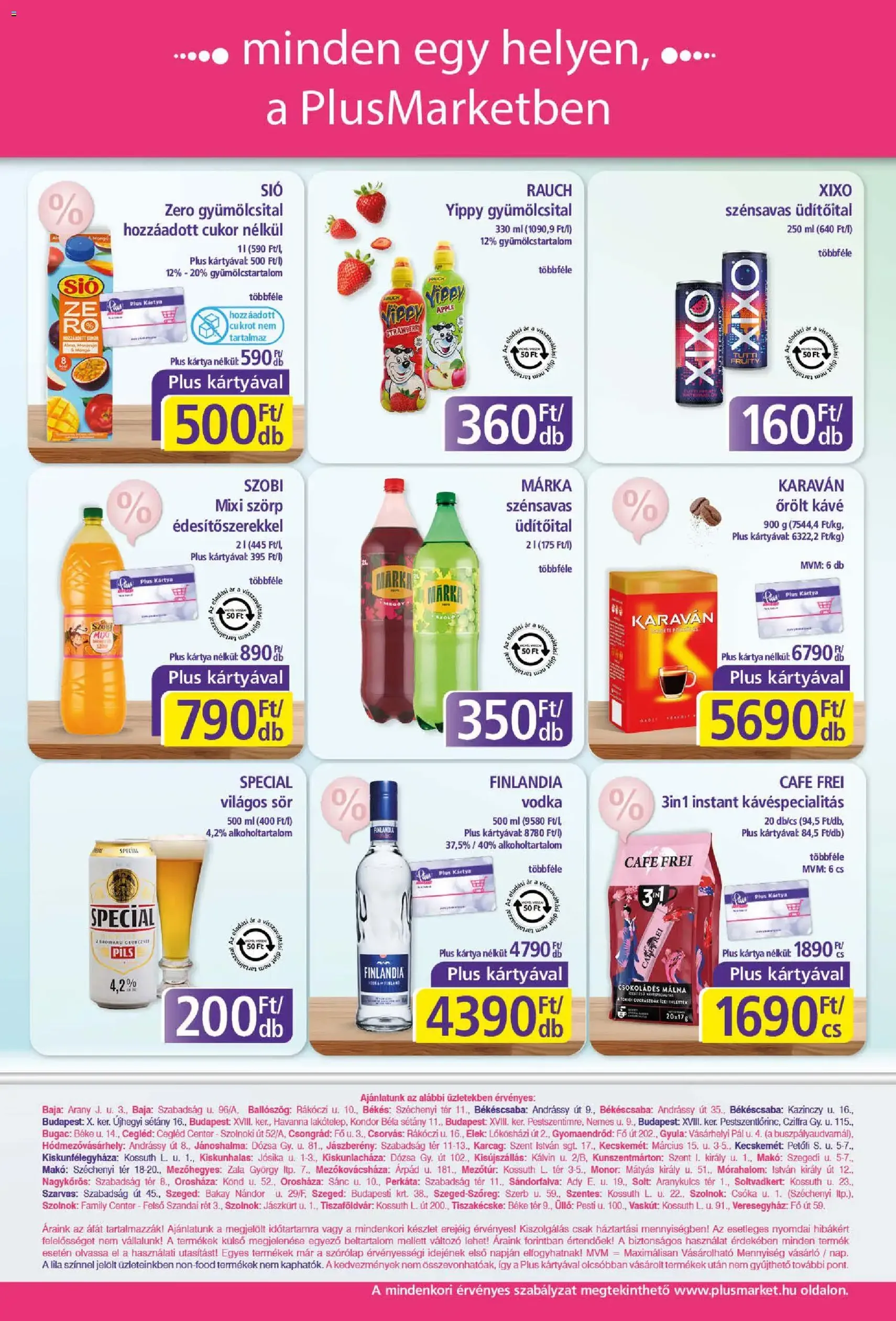 Plus Market Akciós újság - 2026.02.19. érvényes szórólap 8 oldal 8 oldalból