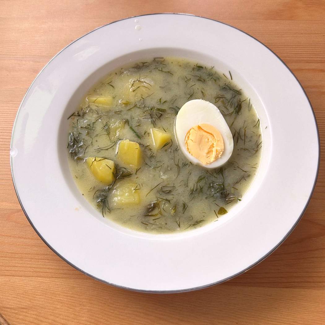 Kôprová polievka so zemiakmi