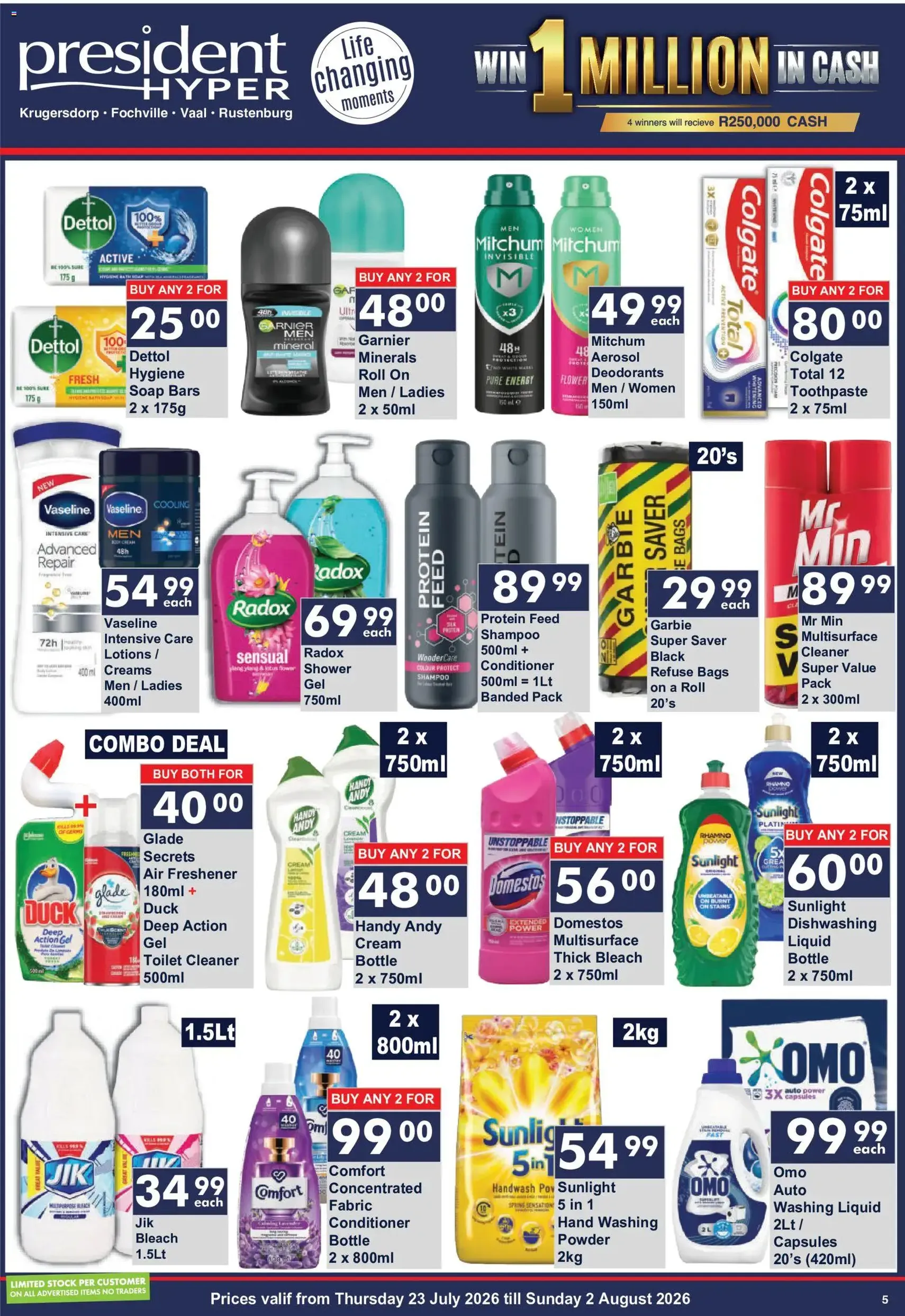 President Hyper Specials - valid flyer from 23/07/2026, page 5 of 6