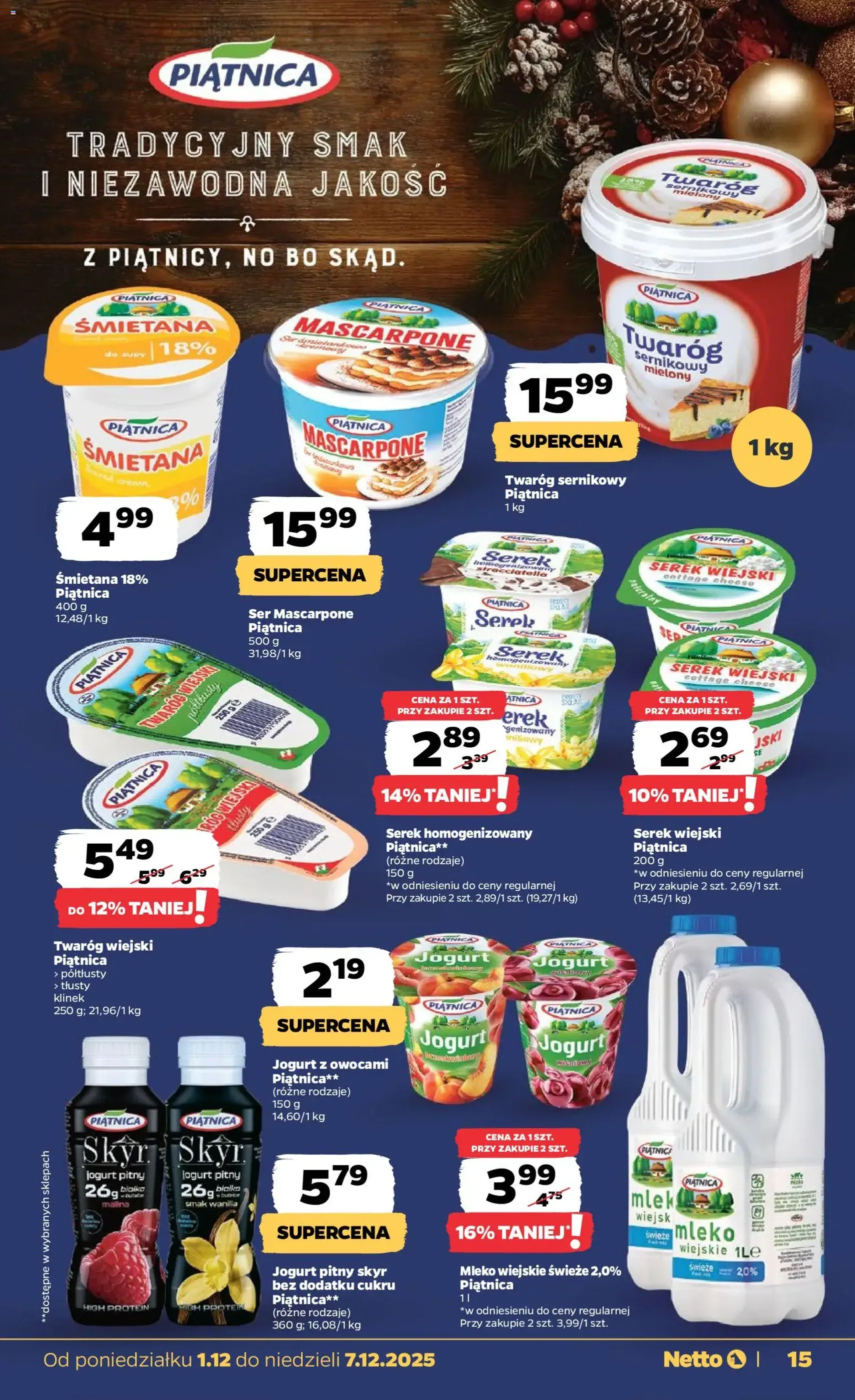 Netto gazetka - Spożywcza - ważny gazetka od 01.12.2025 strona 15 z 36