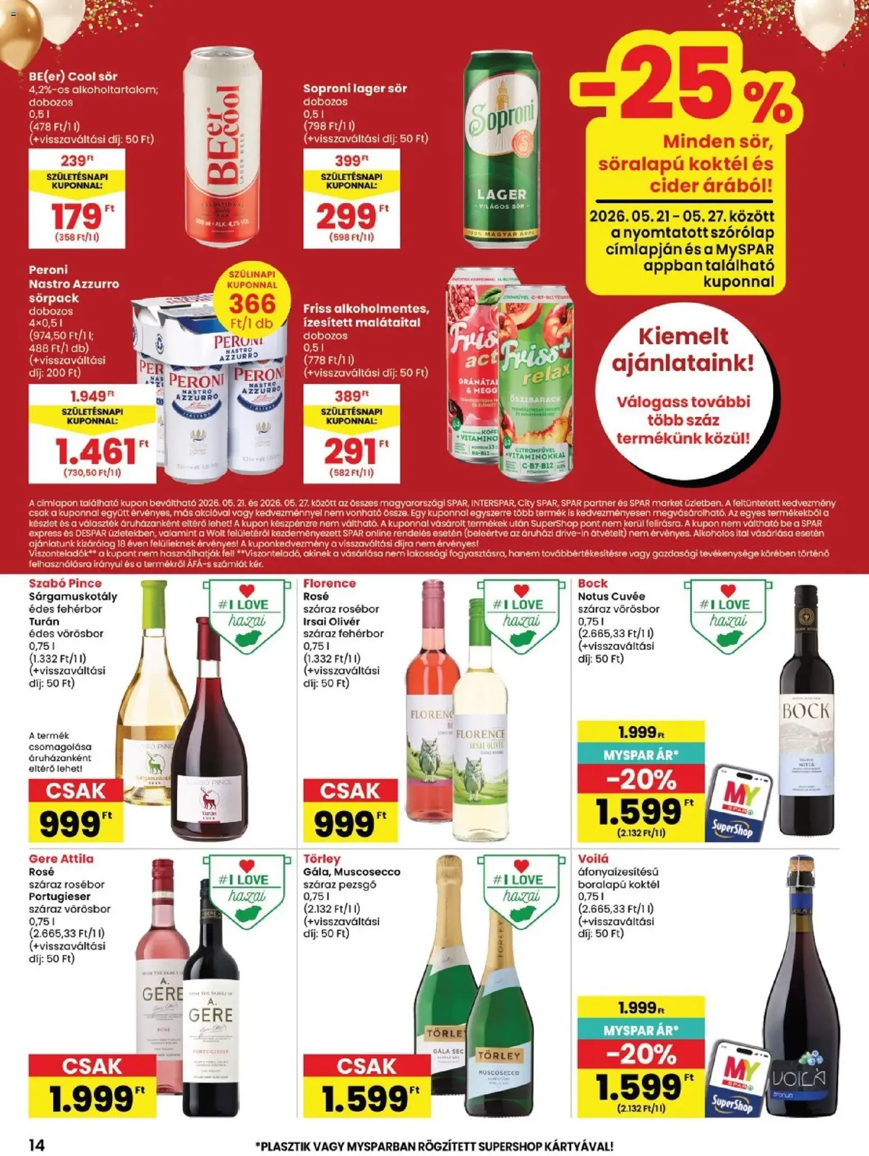 Spar akciós újság - 2026.05.21. érvényes szórólap 34 oldal 48 oldalból
