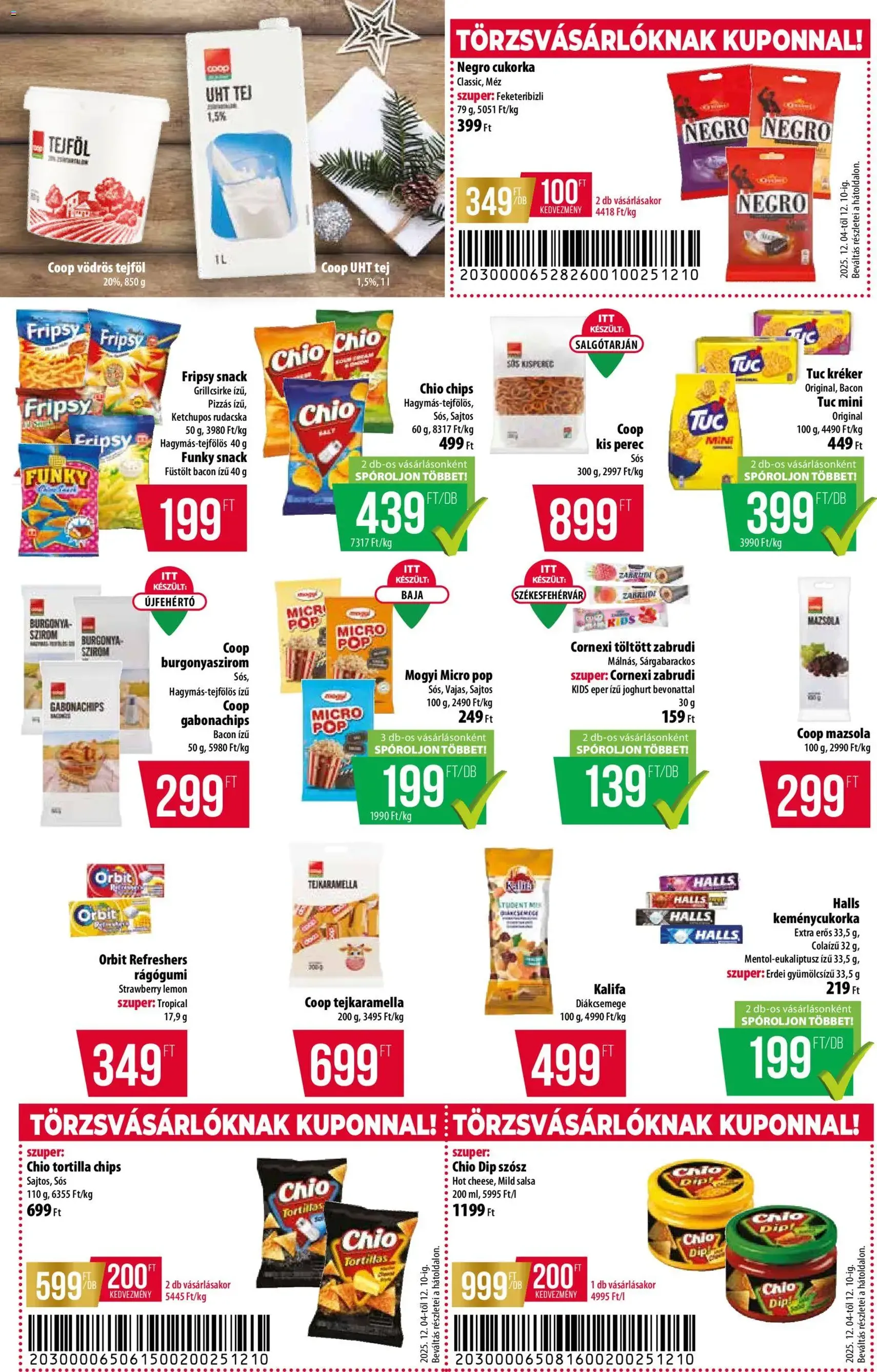 COOP Akciós újság - 2025.12.04. érvényes szórólap 9 oldal 12 oldalból