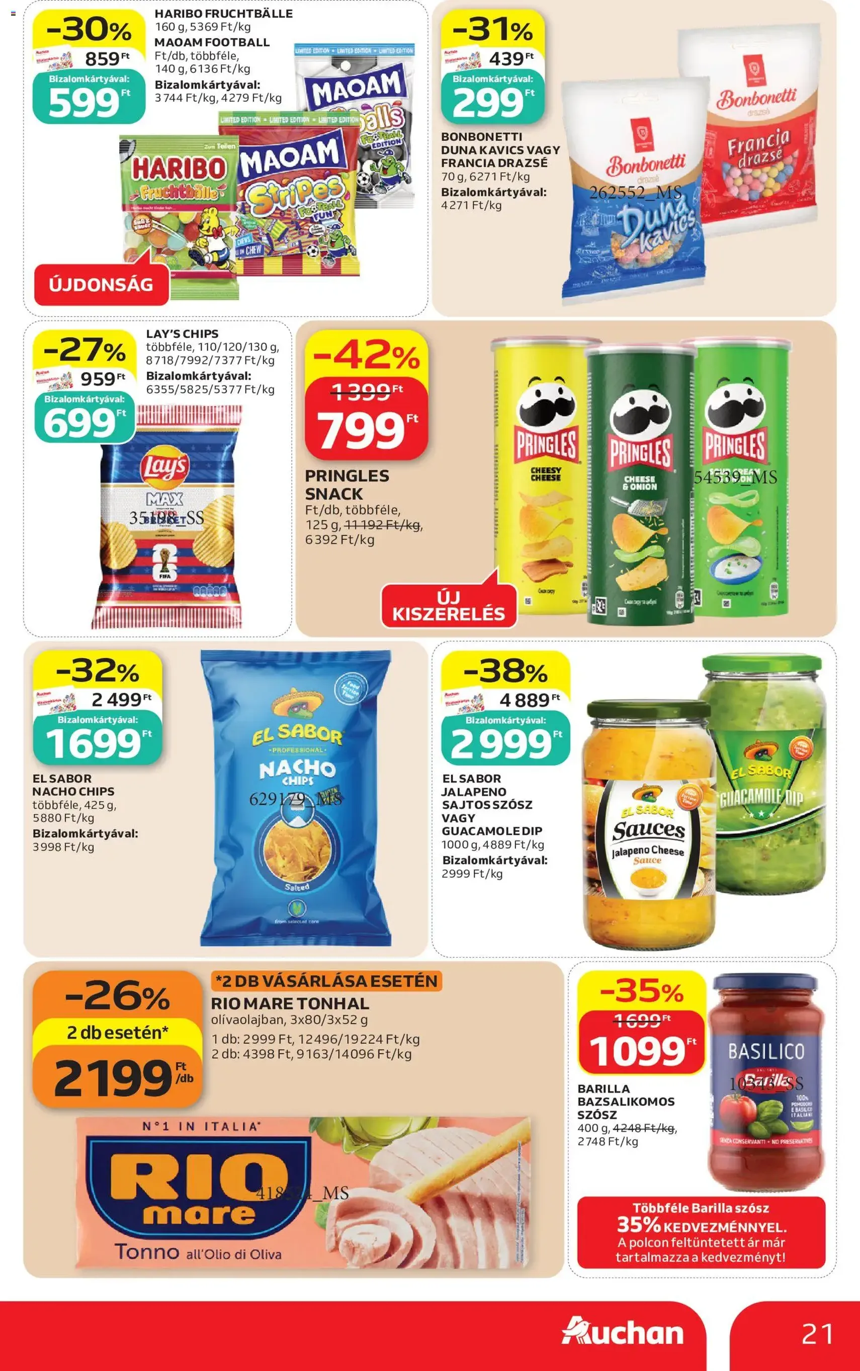 Auchan akciós újság - 2026.06.18. érvényes szórólap 21 oldal 40 oldalból