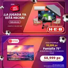 Vista previa del folleto H-E-B Hot Sale válido desde 25/05/2026
