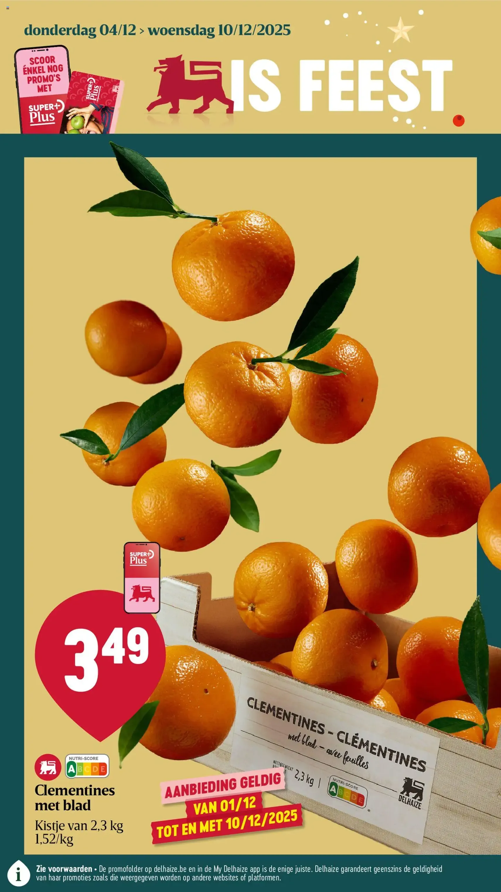 Delhaize folder week 49 - geldige folder vanaf 04/12/2025 pagina 1 van 47