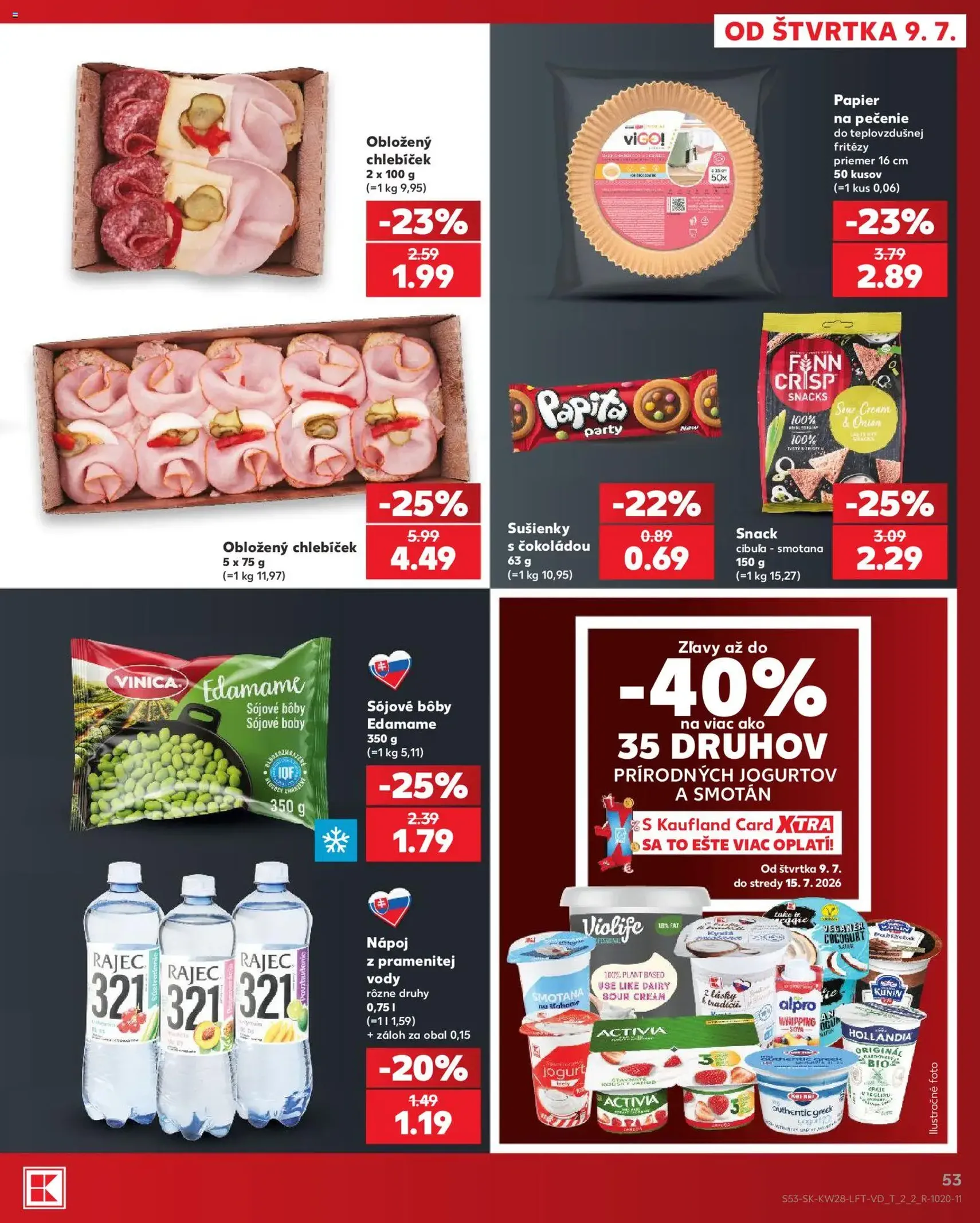 Kaufland SK akciós újság - 2026.07.09. érvényes szórólap 53 oldal 82 oldalból