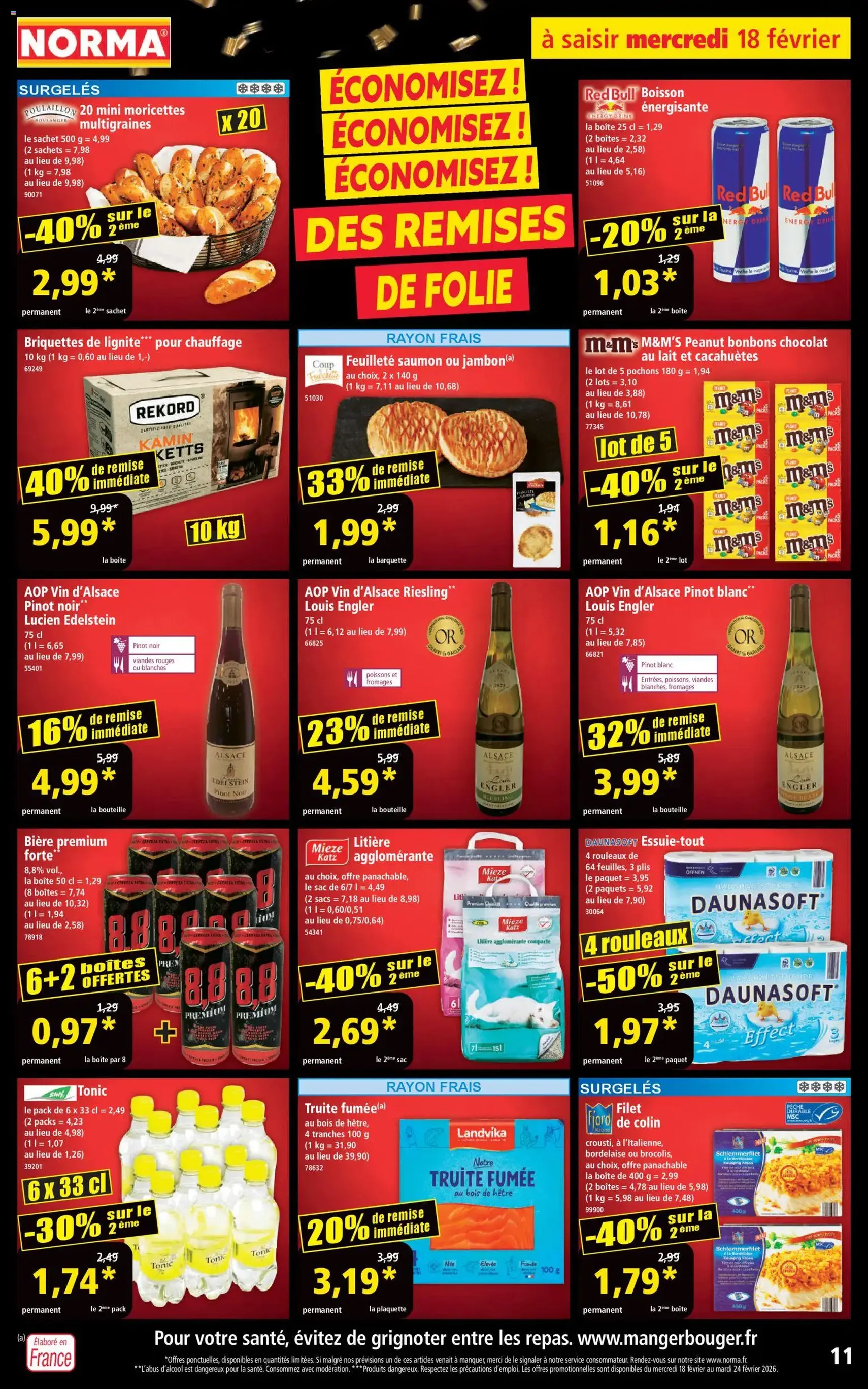 Norma catalogue - brochure valable à partir du 18/02/2026, page 11 sur 14