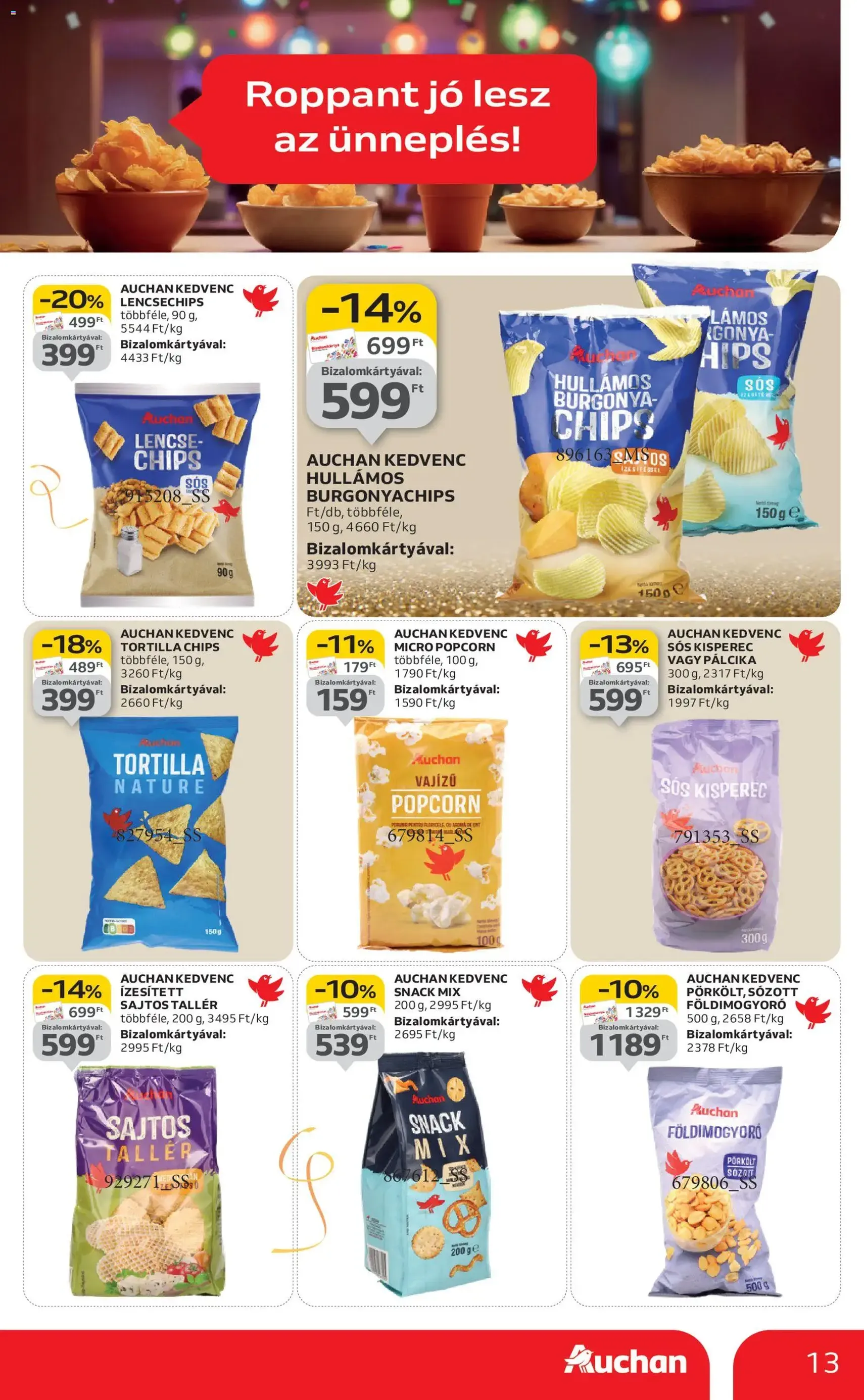 Auchan Akciós újság - 2025.12.27. érvényes szórólap 13 oldal 36 oldalból