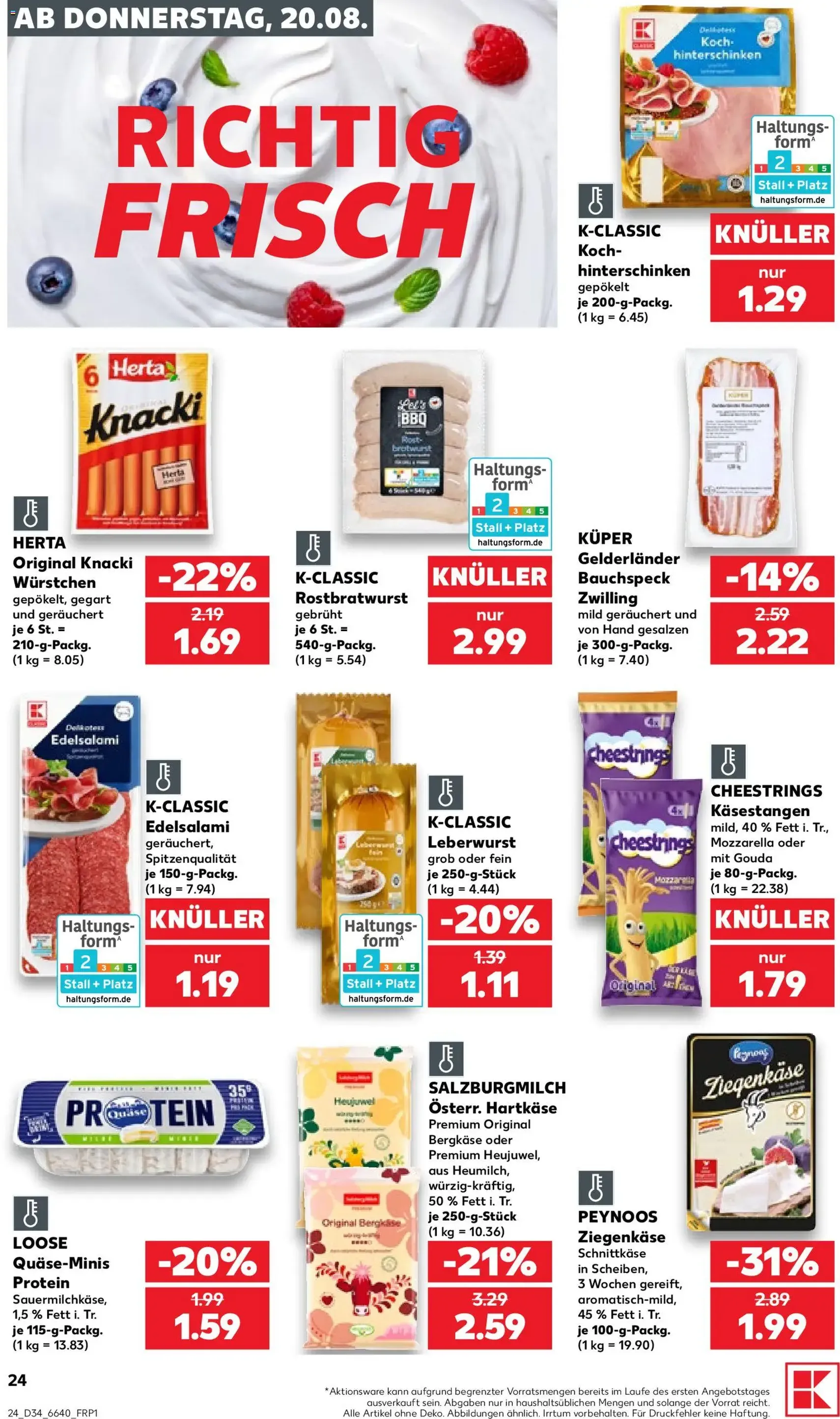 Kaufland Prospekt - Gültiger Prospekt ab 20.08.2026, Seite 24 von insgesamt 52