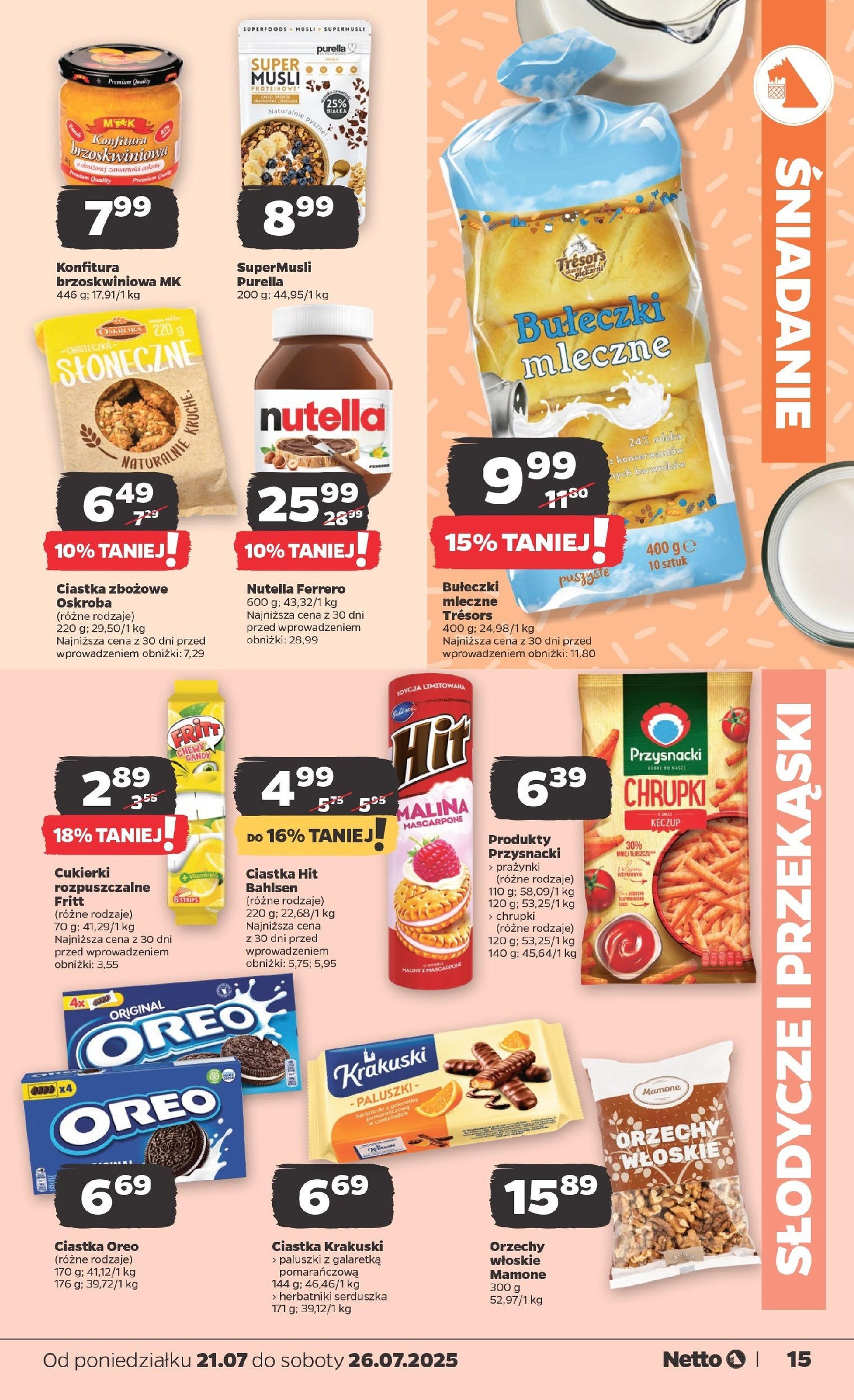 Netto gazetka - Spożywcza - ważny gazetka od 21.07.2025 strona 15 z 31