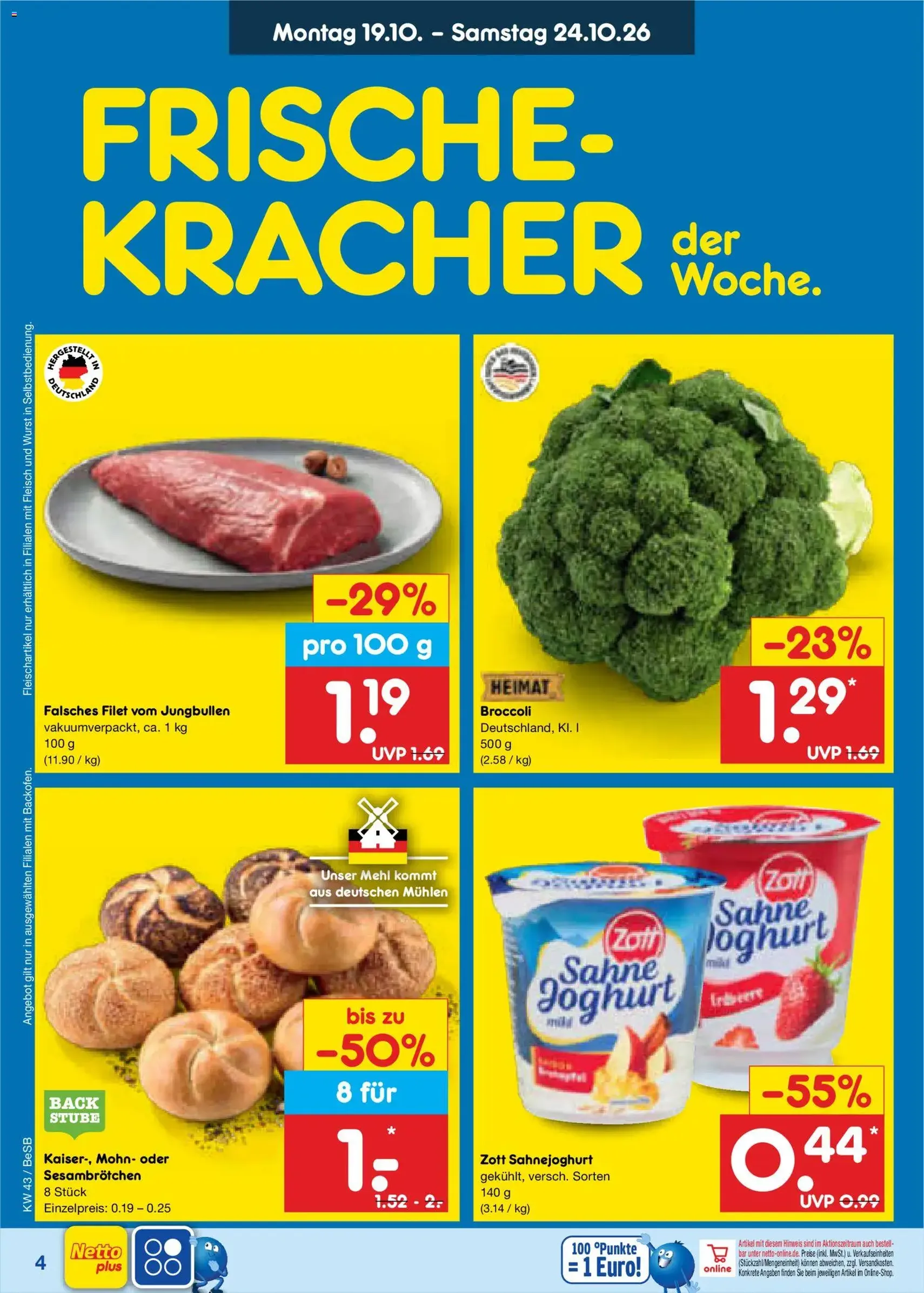 Netto Marken-Discount Prospekt - Gültiger Prospekt ab 19.10.2026, Seite 4 von insgesamt 75