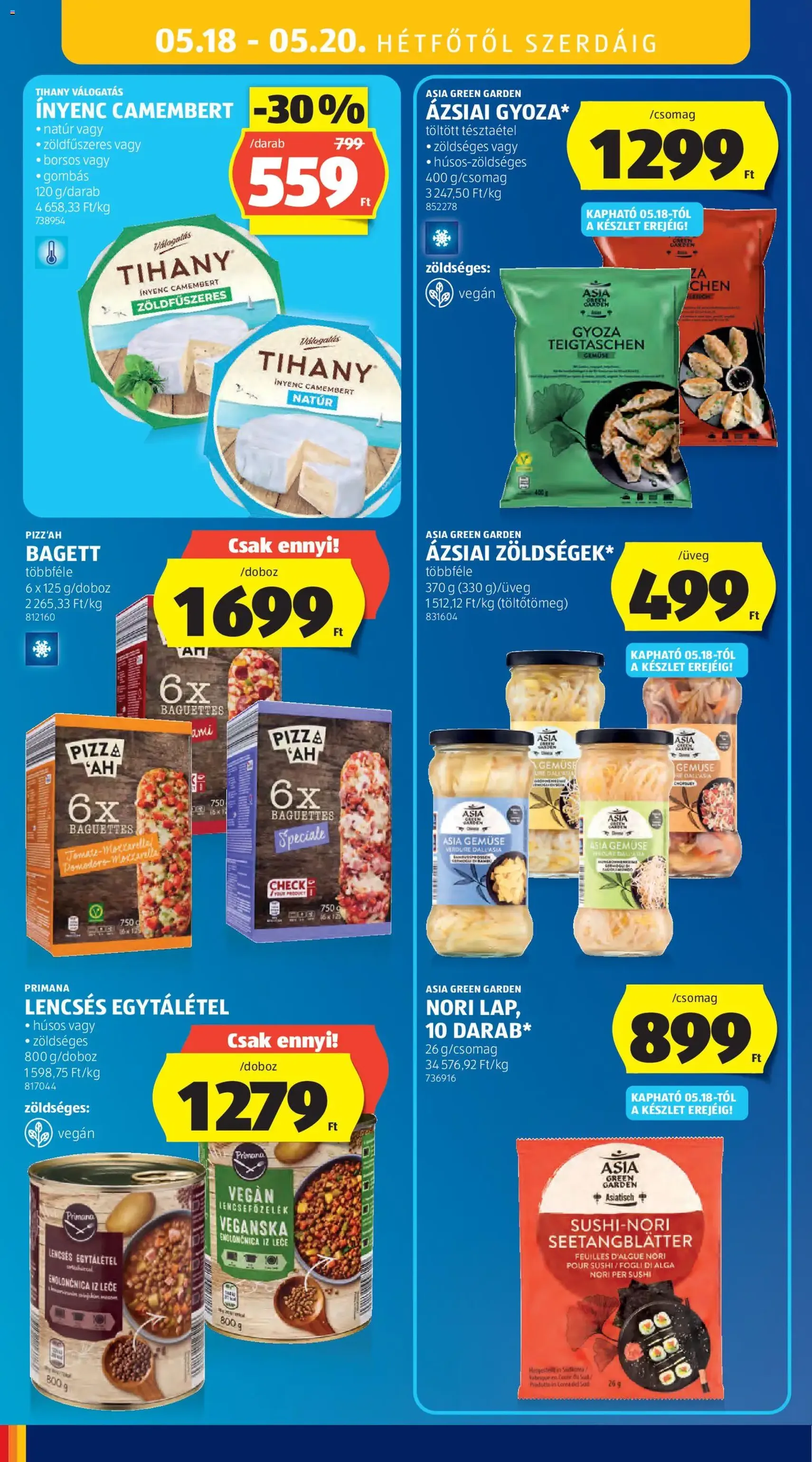 Aldi akciós újság - 2026.05.14. érvényes szórólap 34 oldal 36 oldalból
