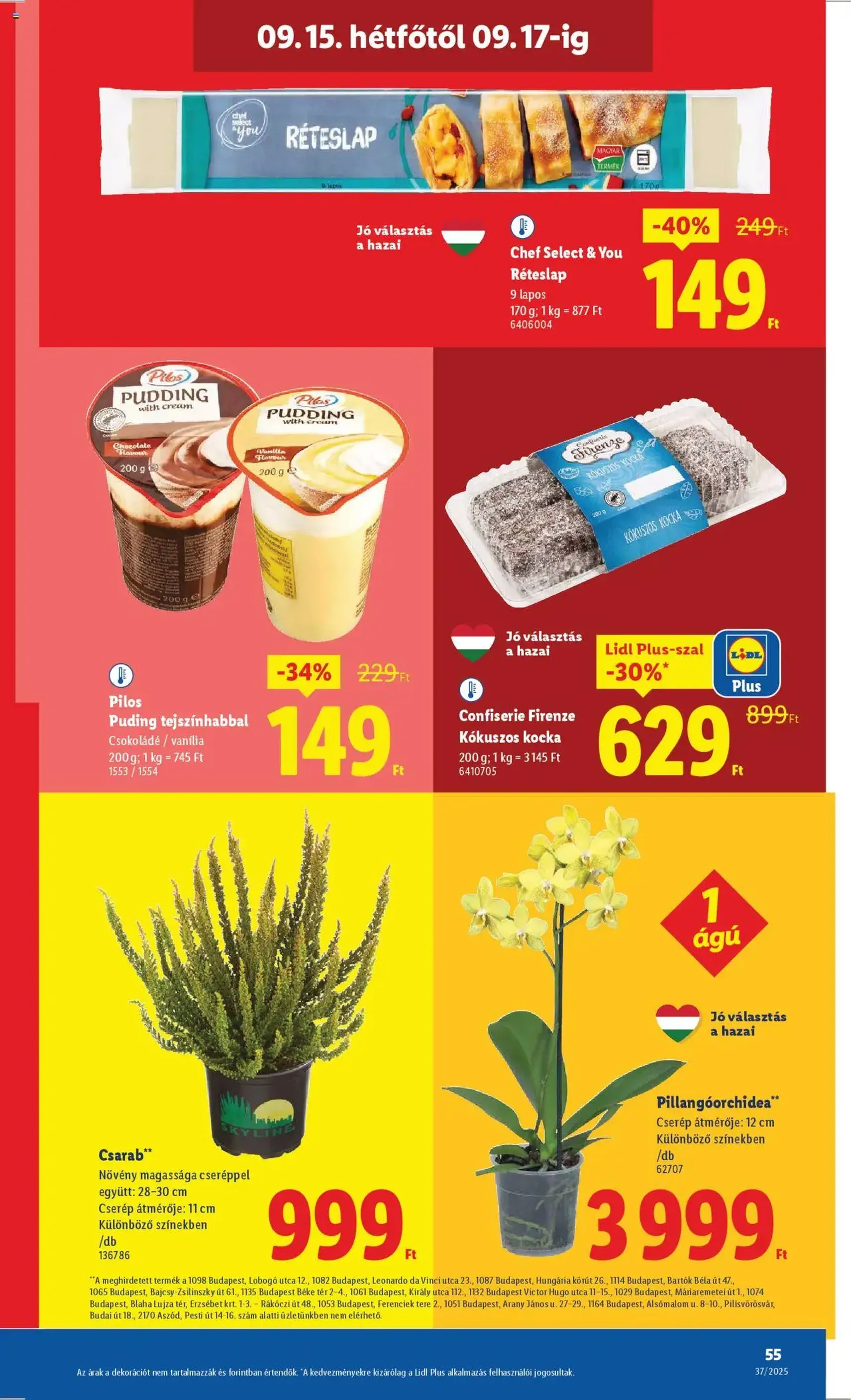 Lidl Akciós újság - 2025.09.11. érvényes szórólap 55 oldal 66 oldalból Lidl Akciós újság - 2025.09.11. érvényes szórólap 55 oldal 66 oldalból