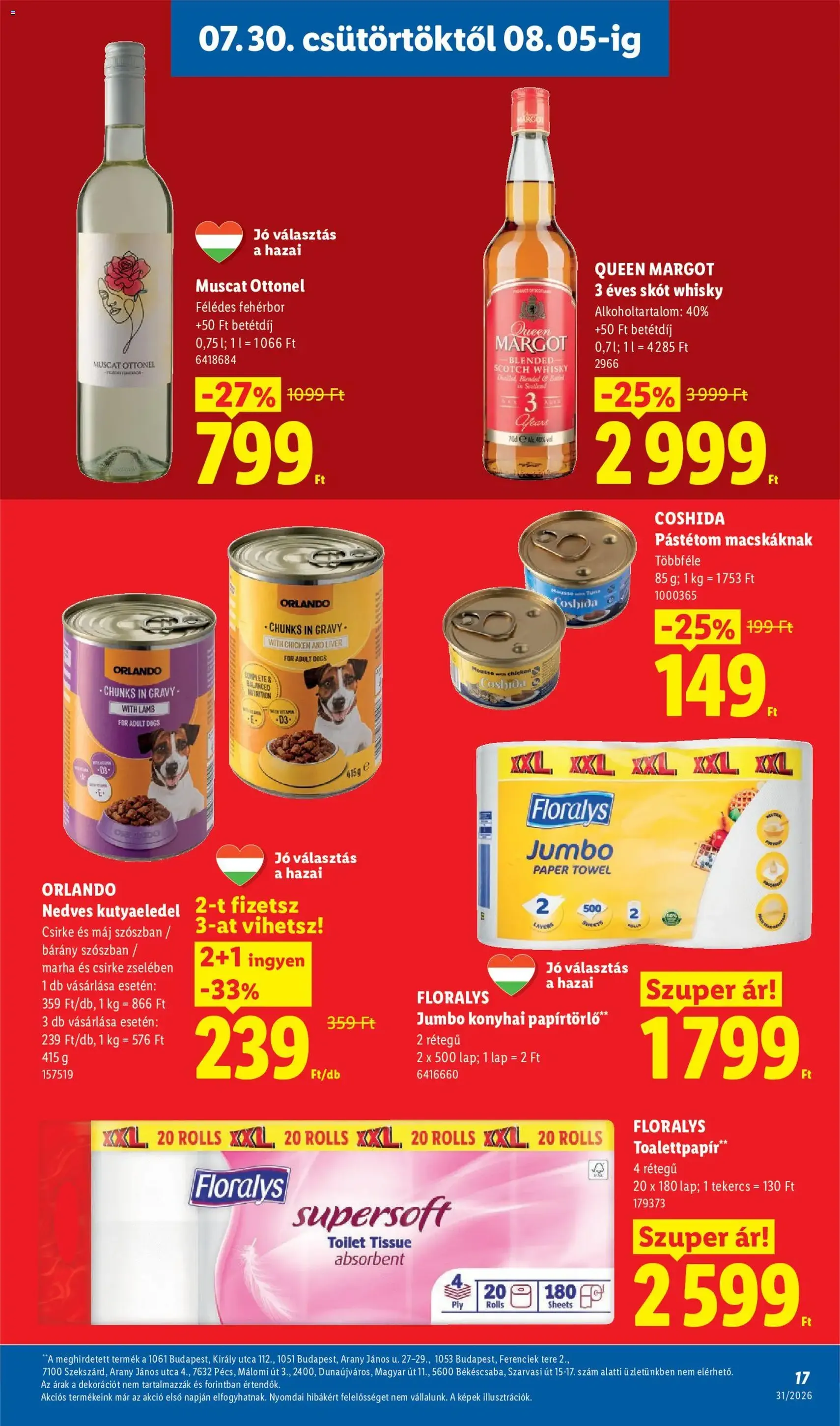Lidl akciós újság - 2026.07.30. érvényes szórólap 17 oldal 58 oldalból