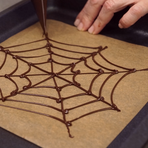 Oreo sernik na Halloween - etap przygotowania 1