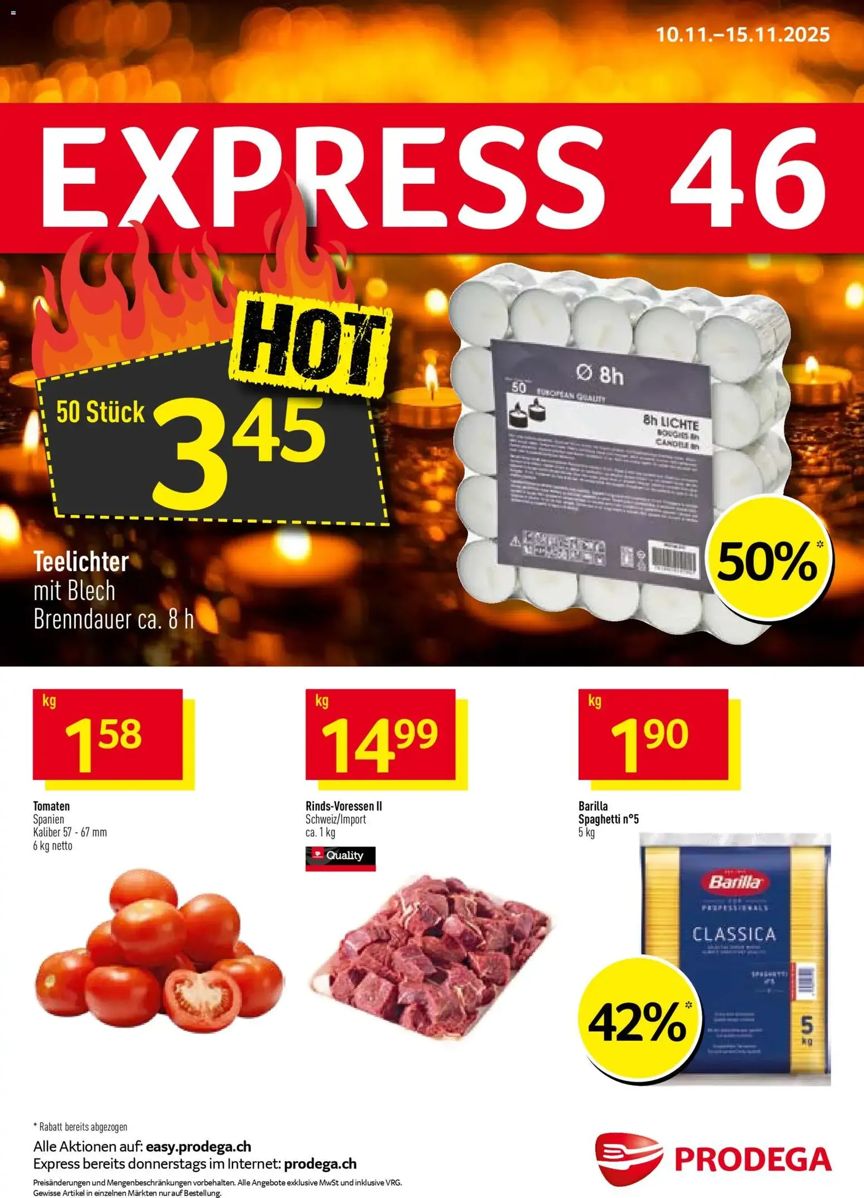 Prodega Aktionen - Gültiger Prospekt ab 10.11.2025, Seite 1 von insgesamt 36