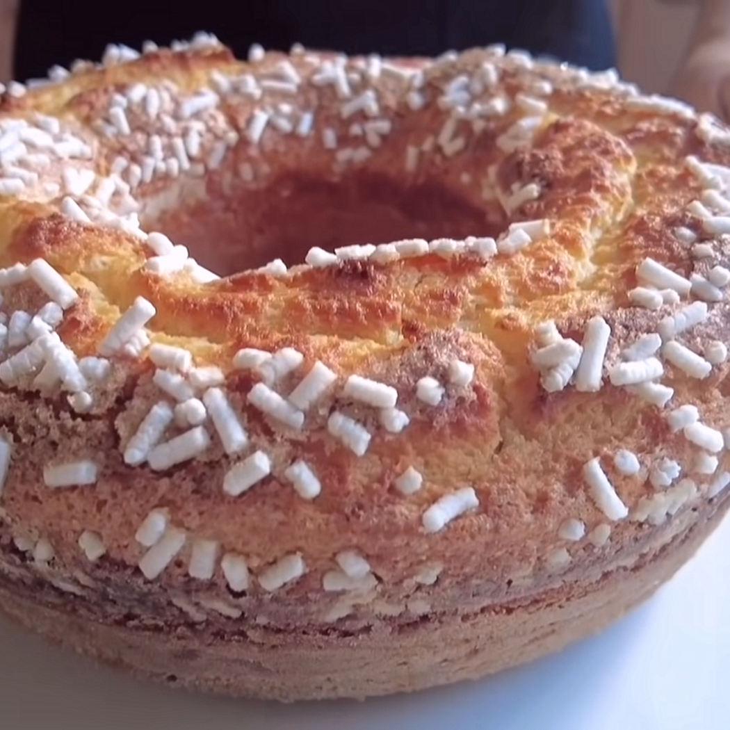 Ciambella di natale con ricotta