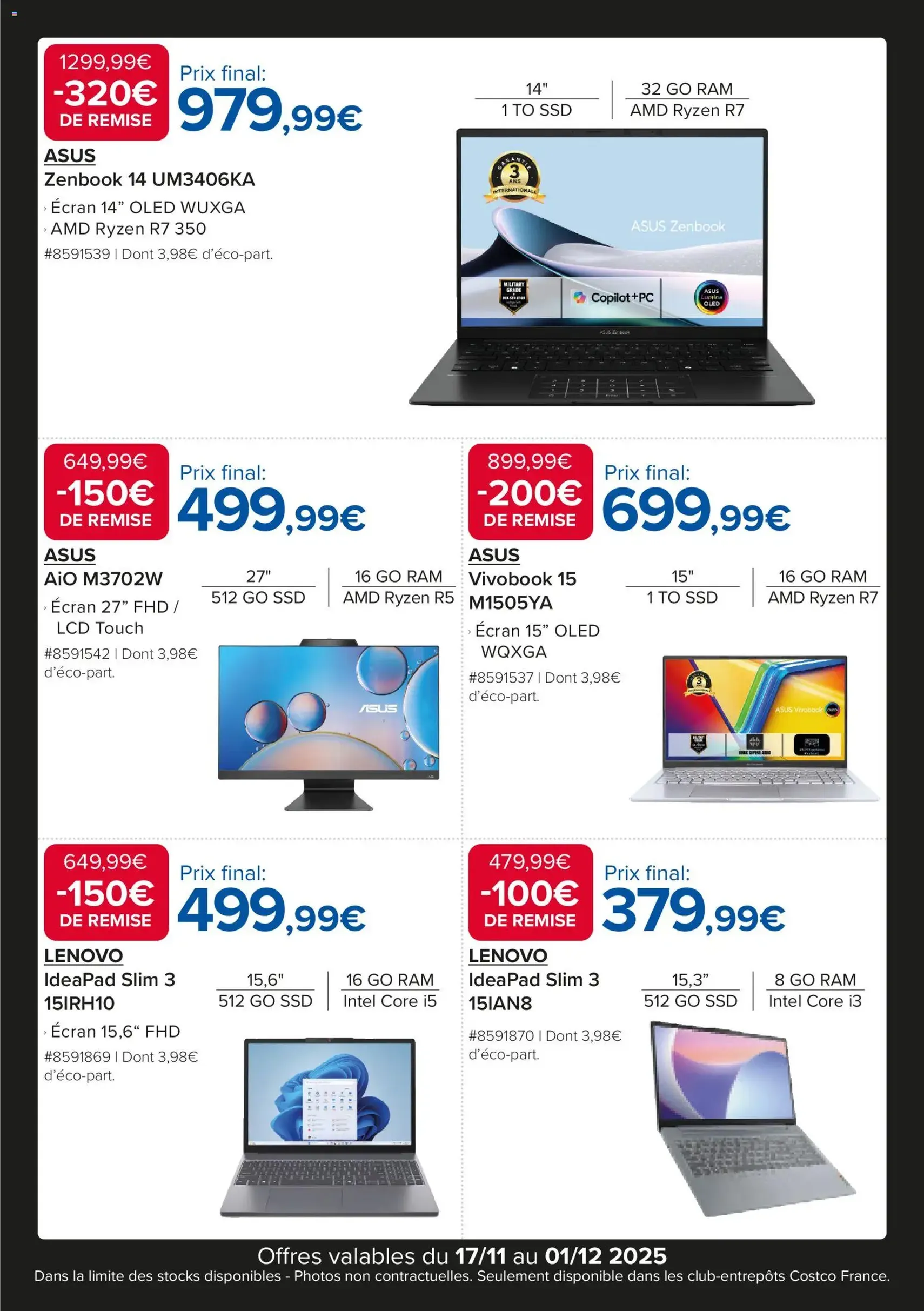 Costco Black Friday - brochure valable à partir du 17/11/2025, page 9 sur 22