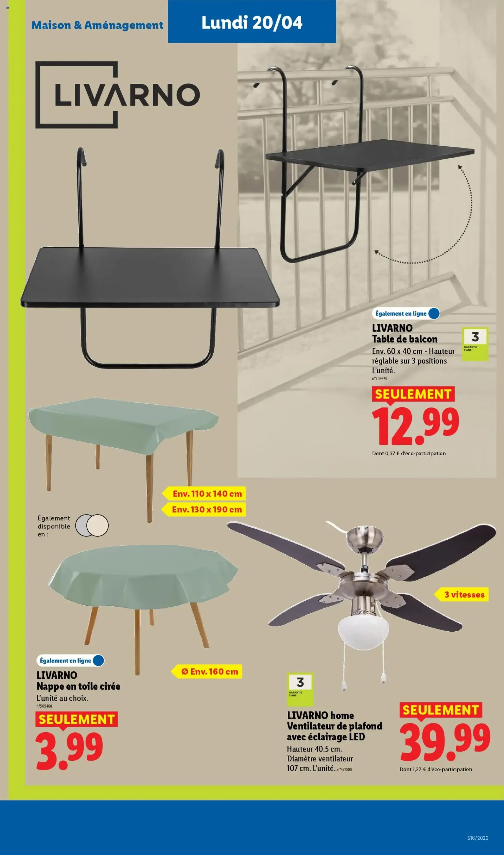 LIDL catalogue - brochure valable à partir du 16/04/2026, page 51 sur 67