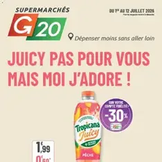 G20 Supermarchés catalogue - Prévisualisation du catalogue valable à partir du 01/07/2026