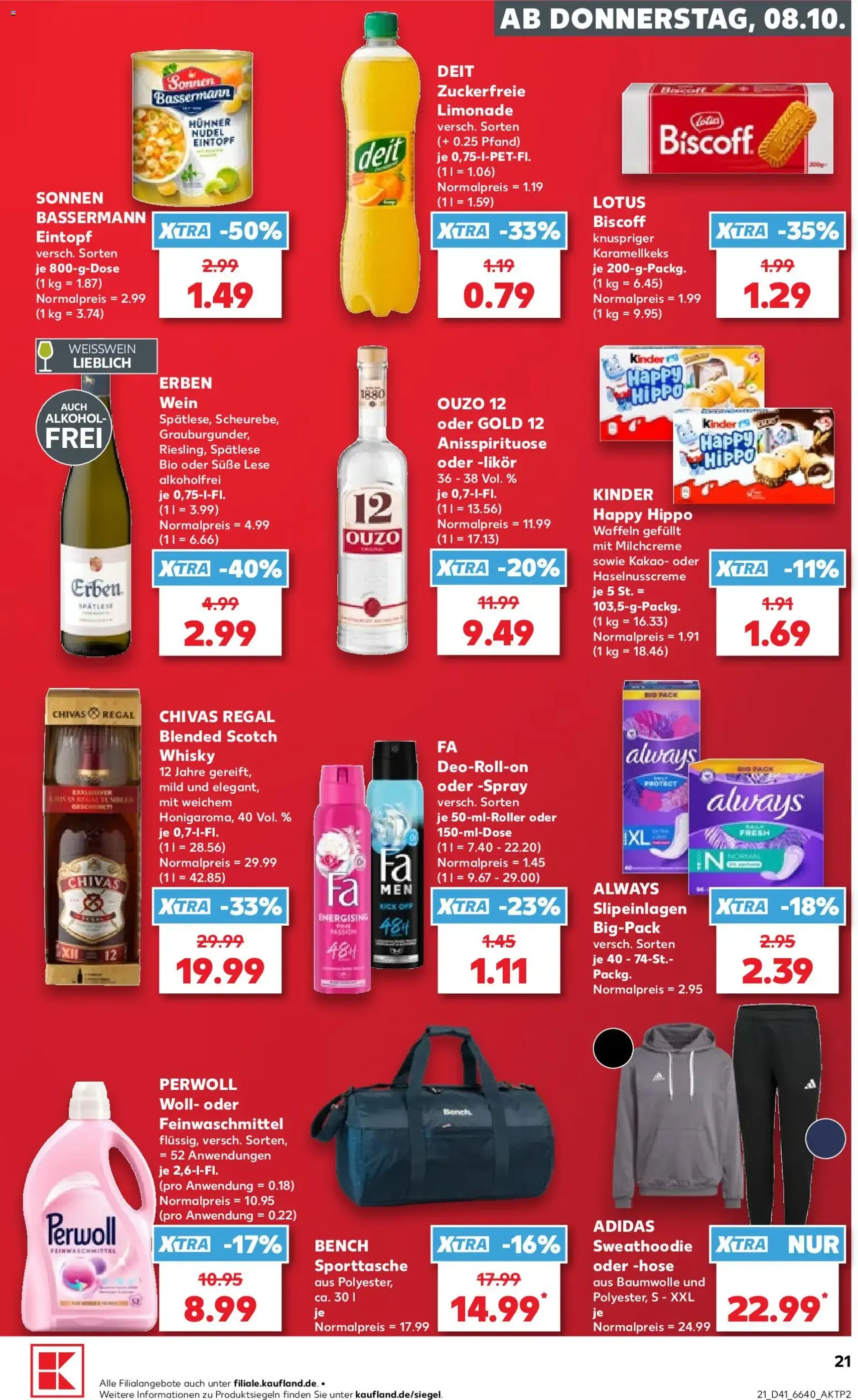 Kaufland Prospekt - Gültiger Prospekt ab 08.10.2026, Seite 21 von insgesamt 70