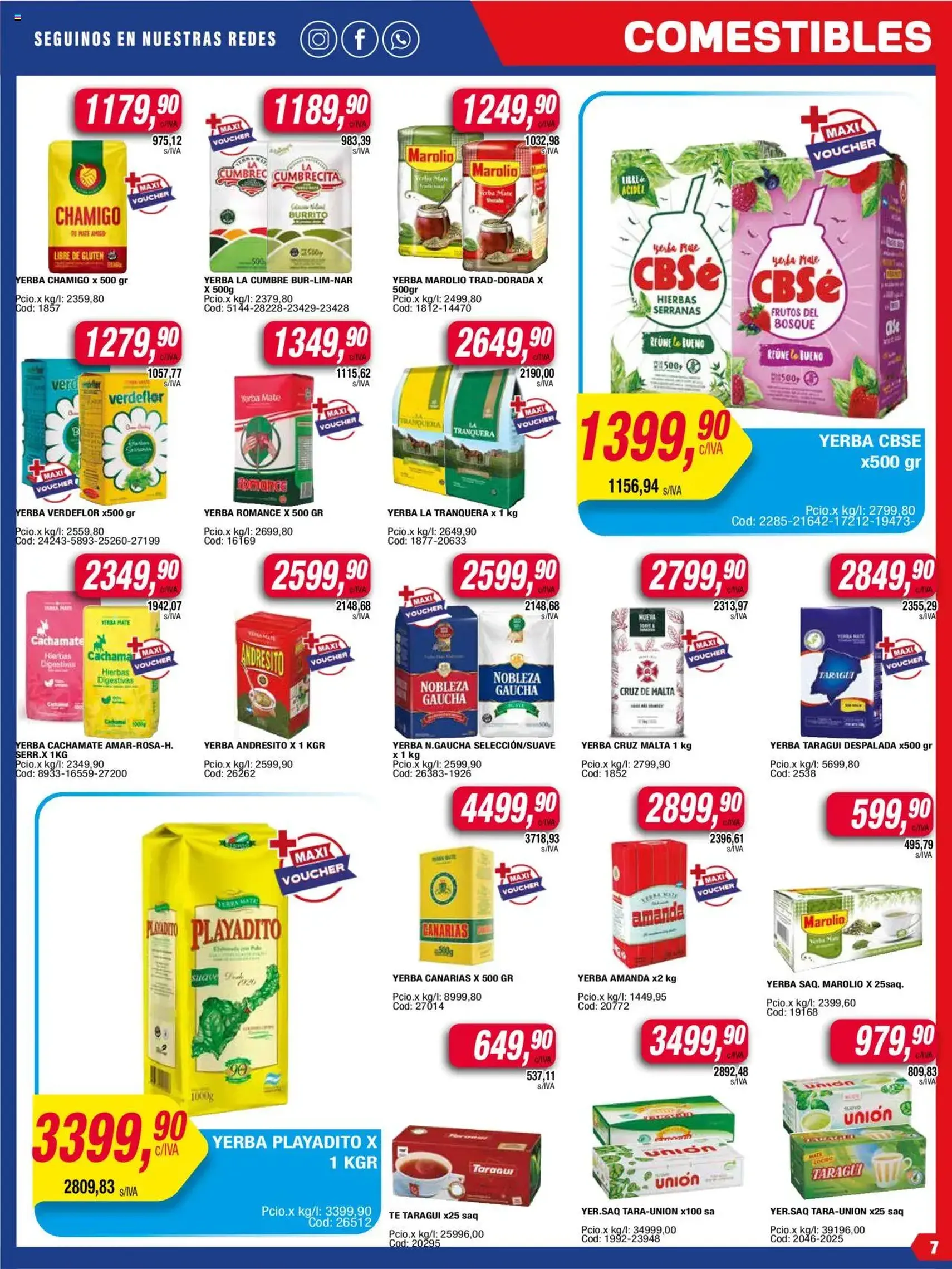 Maxiconsumo ofertas - folleto válido desde 11/08/2025 página 7 de 28 Maxiconsumo ofertas - folleto válido desde 11/08/2025 página 7 de 28