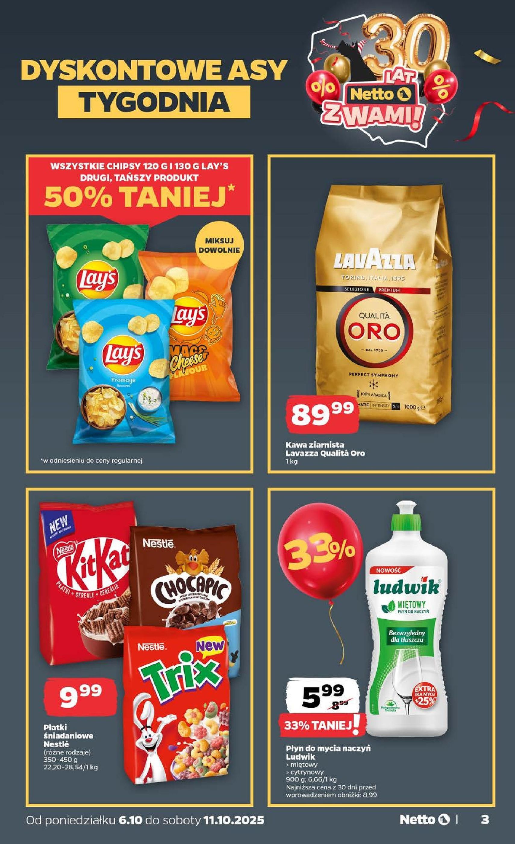 Netto gazetka - Spożywcza - ważny gazetka od 06.10.2025 strona 3 z 34