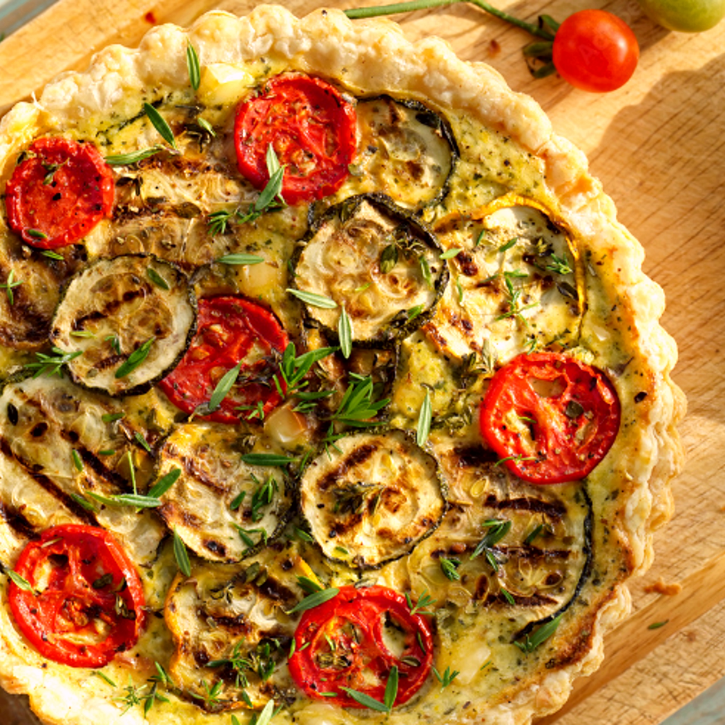 Cukkini-paradicsom-Quiche