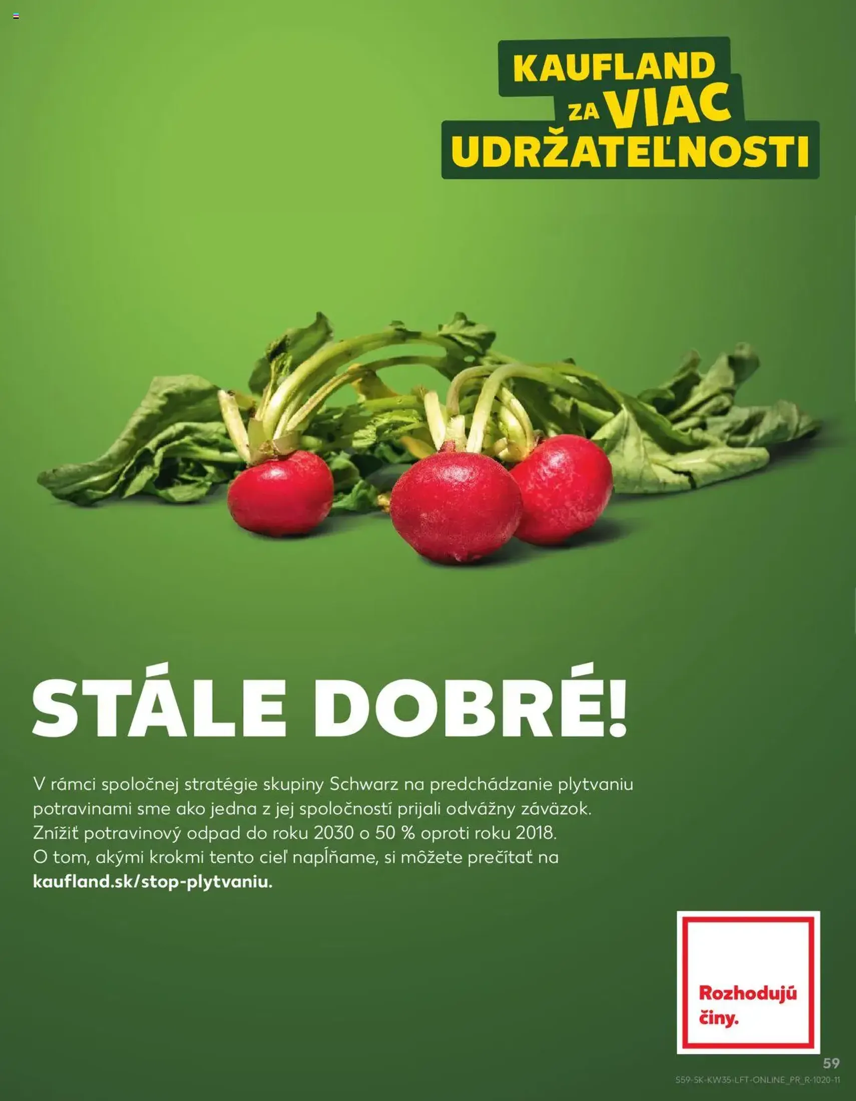 Kaufland Bratislava-Avion - platný leták od 28.08.2025 strana 59 z 80