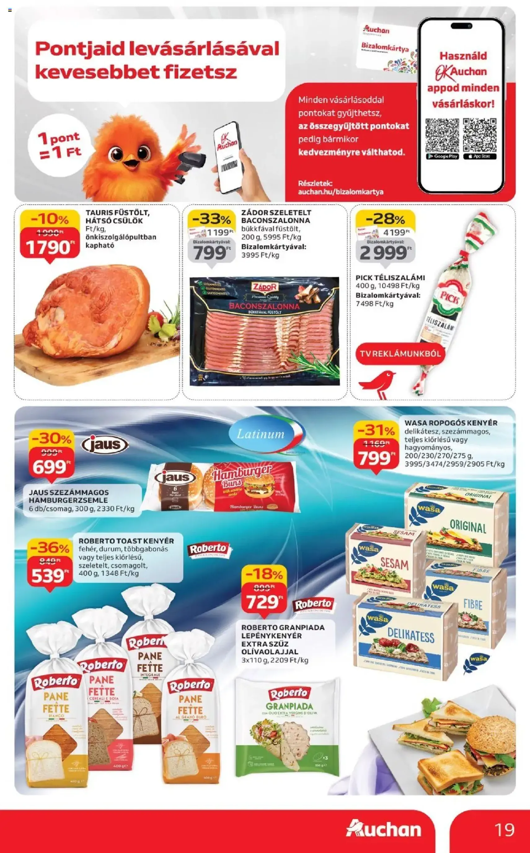 Auchan Akciós újság - 2025.09.04. érvényes szórólap 19 oldal 52 oldalból Auchan Akciós újság - 2025.09.04. érvényes szórólap 19 oldal 52 oldalból