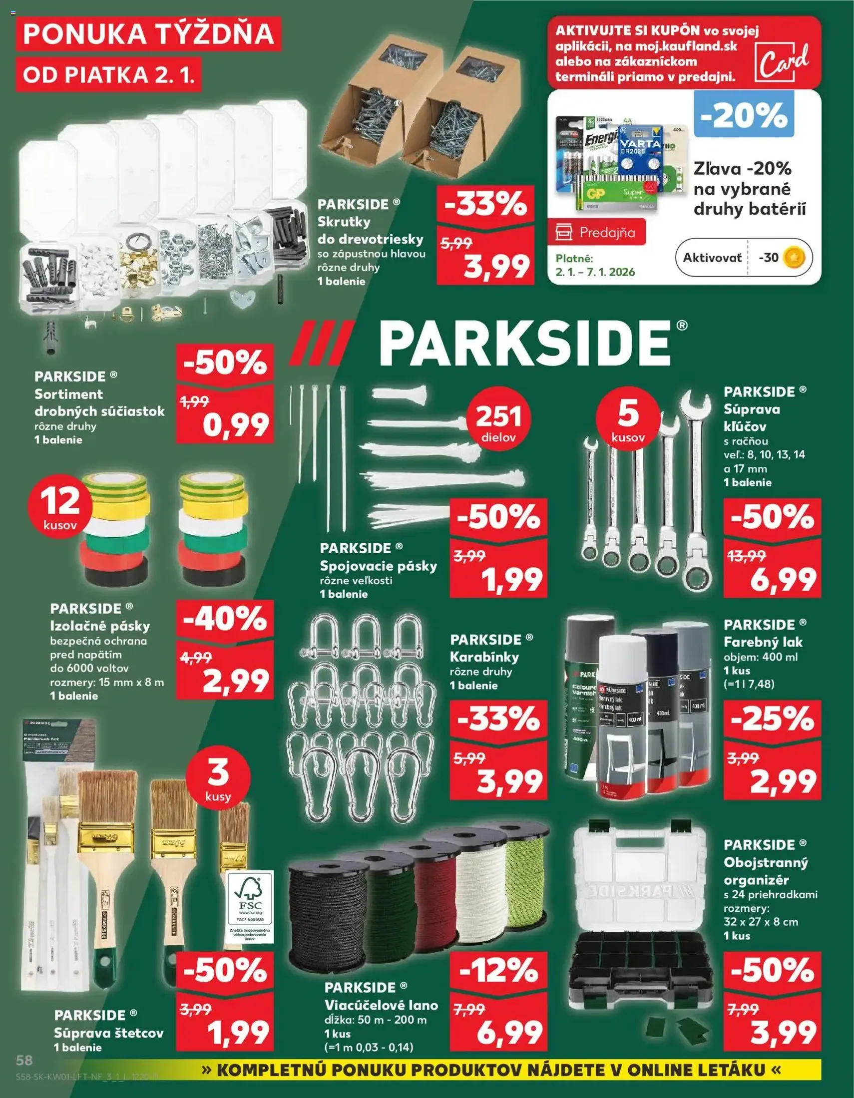 Kaufland SK Akciós újság - 2026.01.02. érvényes szórólap 58 oldal 72 oldalból