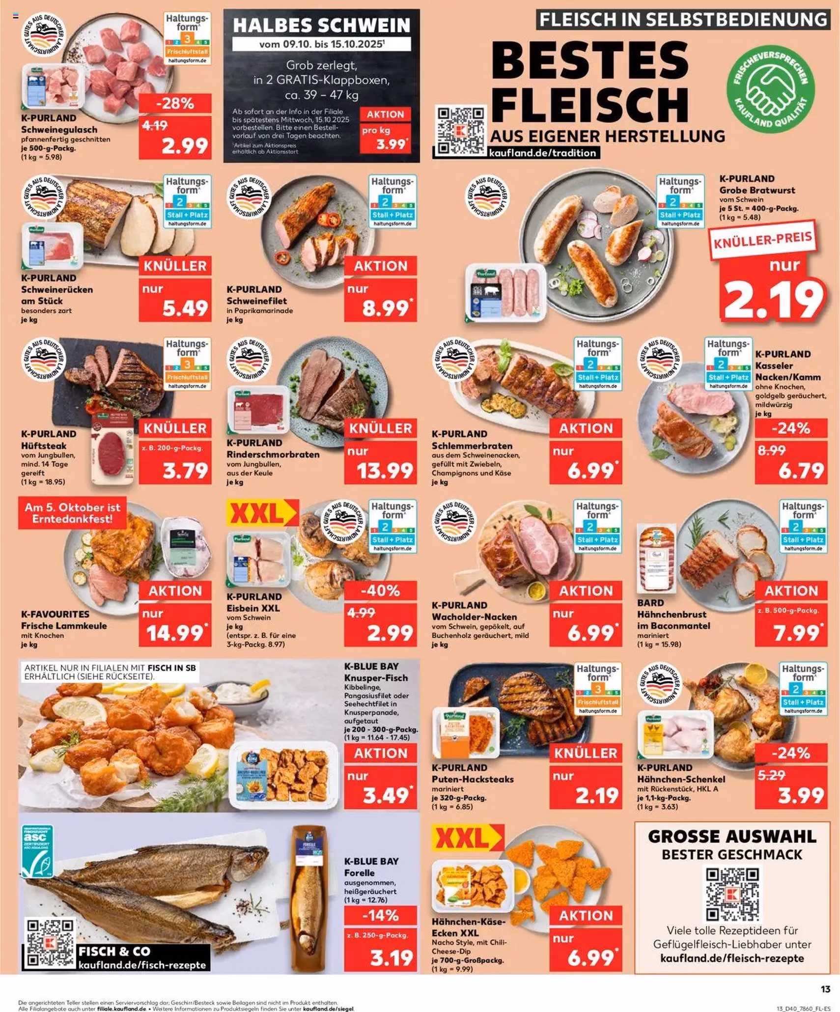 Kaufland Prospekt - Gültiger Prospekt ab 02.10.2025, Seite 13 von insgesamt 34