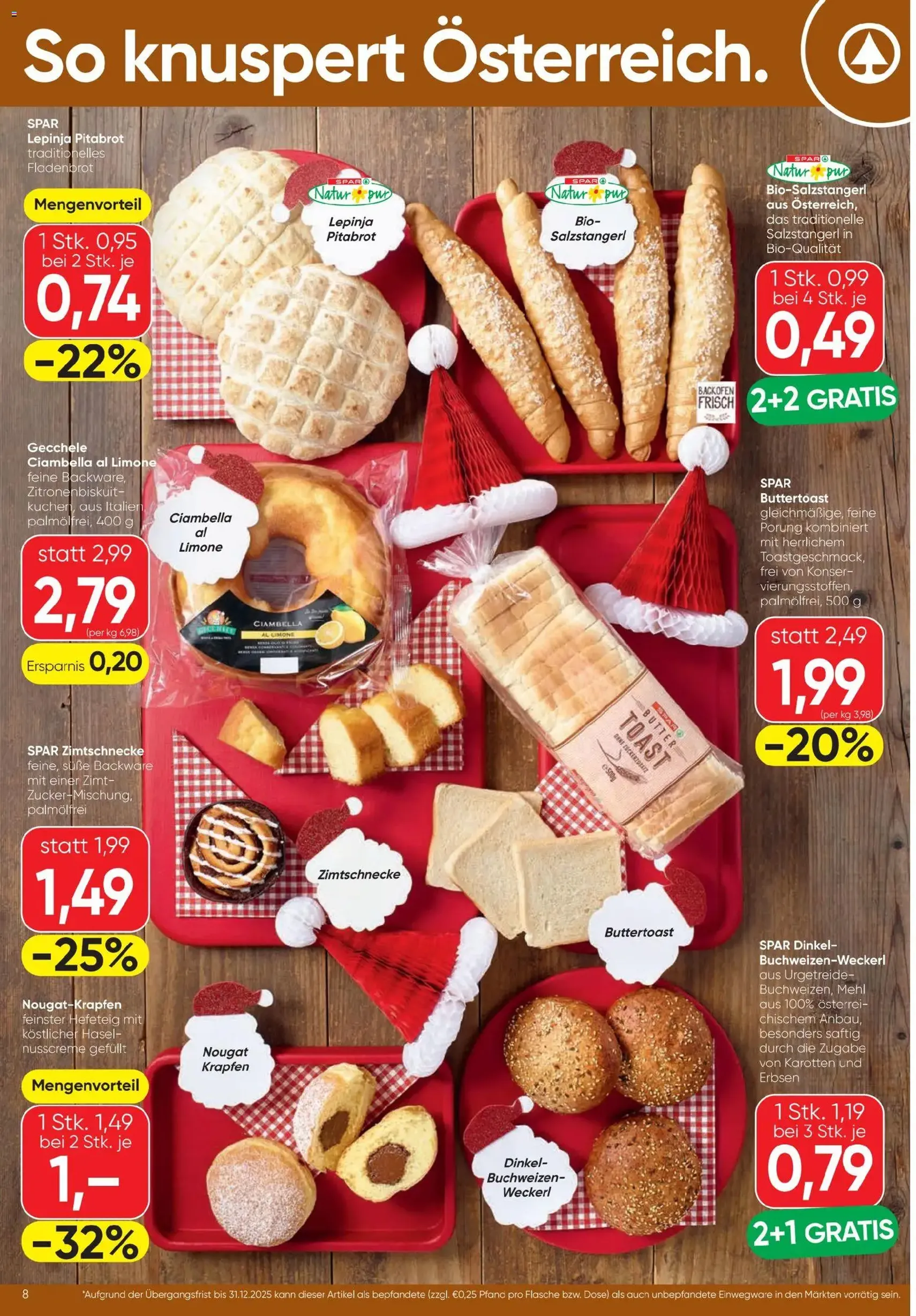 Spar Flugblatt - Gültiger Prospekt ab 27.11.2025, Seite 8 von insgesamt 16