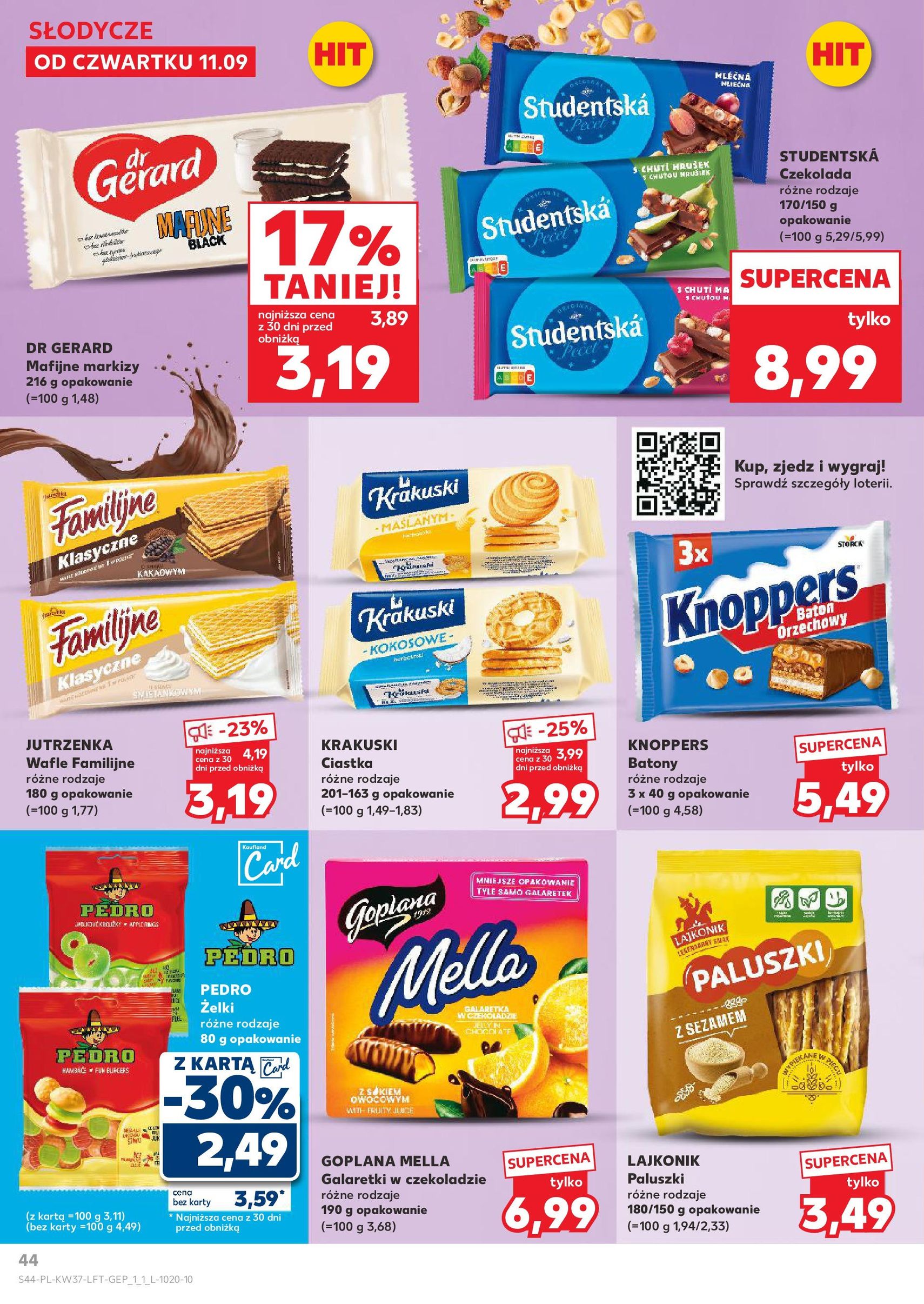 Kaufland gazetka - ważny gazetka od 11.09.2025 strona 44 z 61 Kaufland gazetka - ważny gazetka od 11.09.2025 strona 44 z 61
