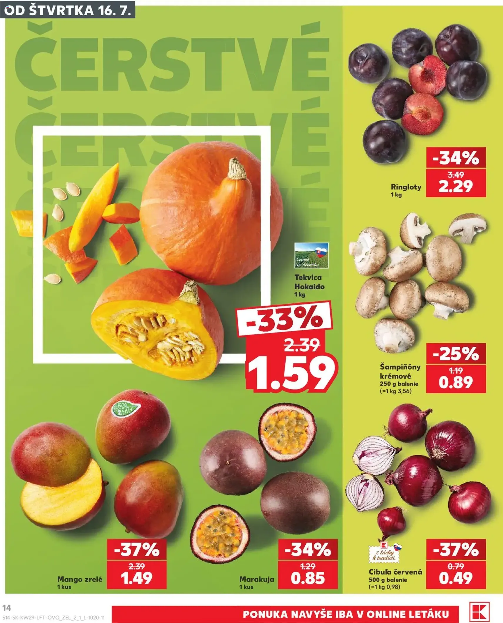 Kaufland SK akciós újság - 2026.07.16. érvényes szórólap 14 oldal 86 oldalból