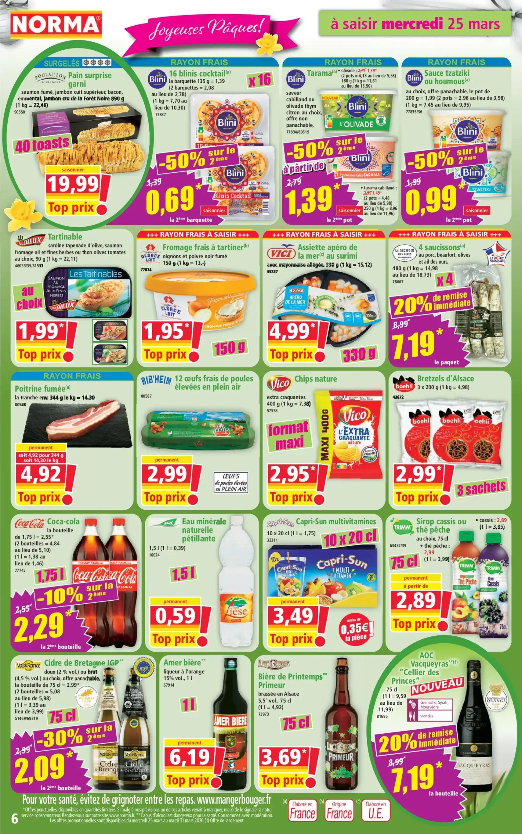 Norma catalogue - brochure valable à partir du 25/03/2026, page 6 sur 14