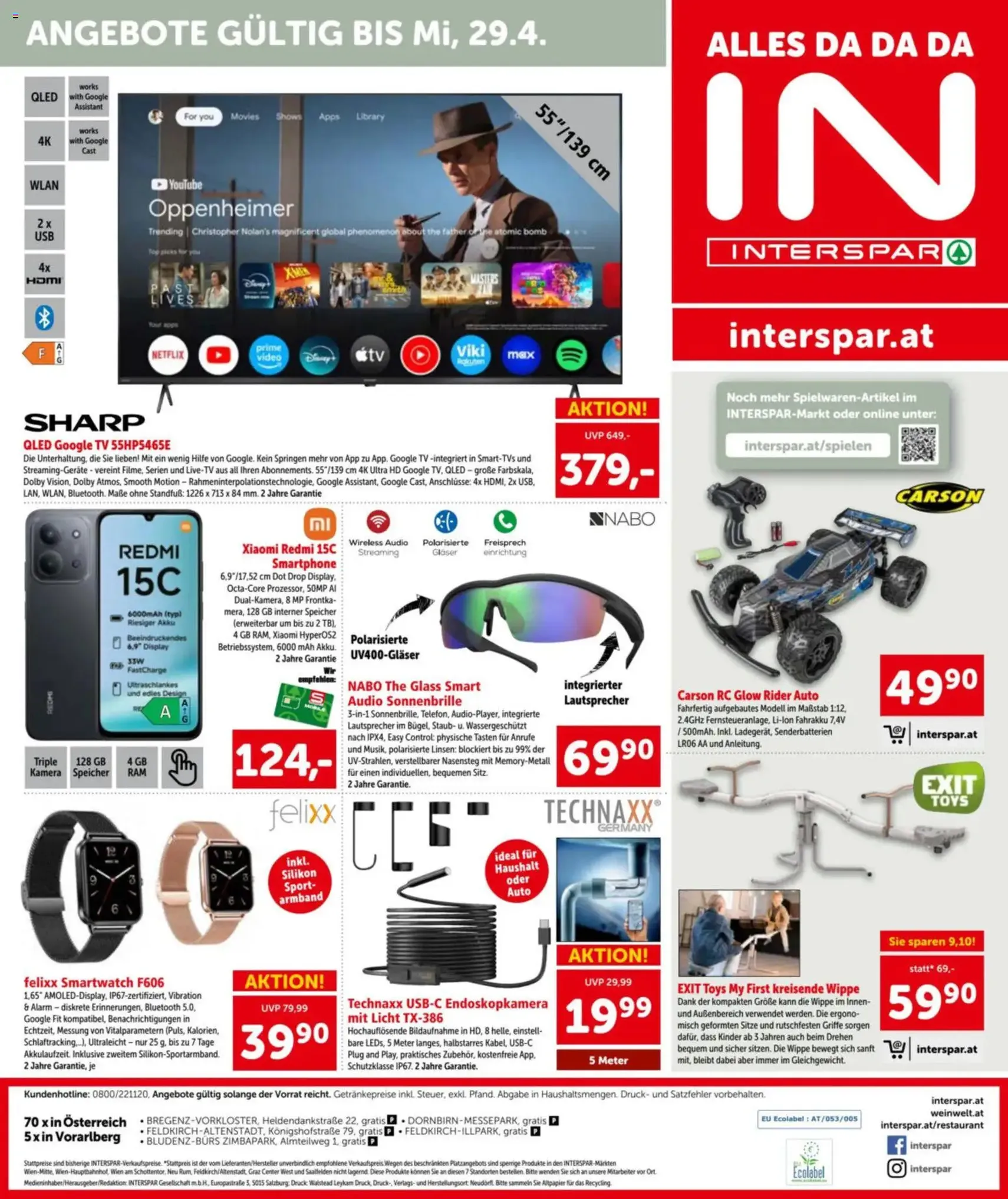 Interspar - Flugblatt - Gültiger Prospekt ab 09.04.2026, Seite 24 von insgesamt 24