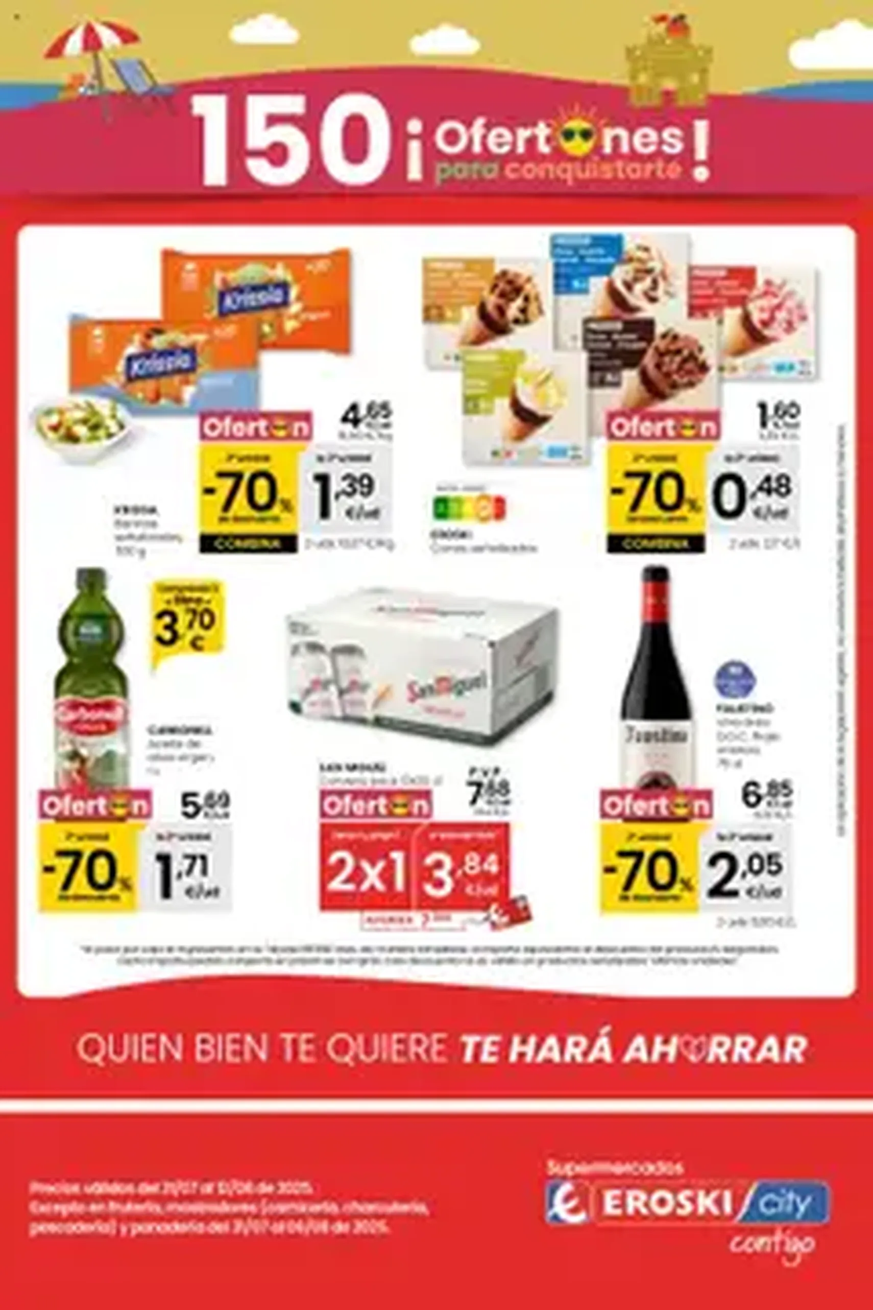 Eroski - Supermercados - folleto válido desde 31/07/2025 página 1 de 1