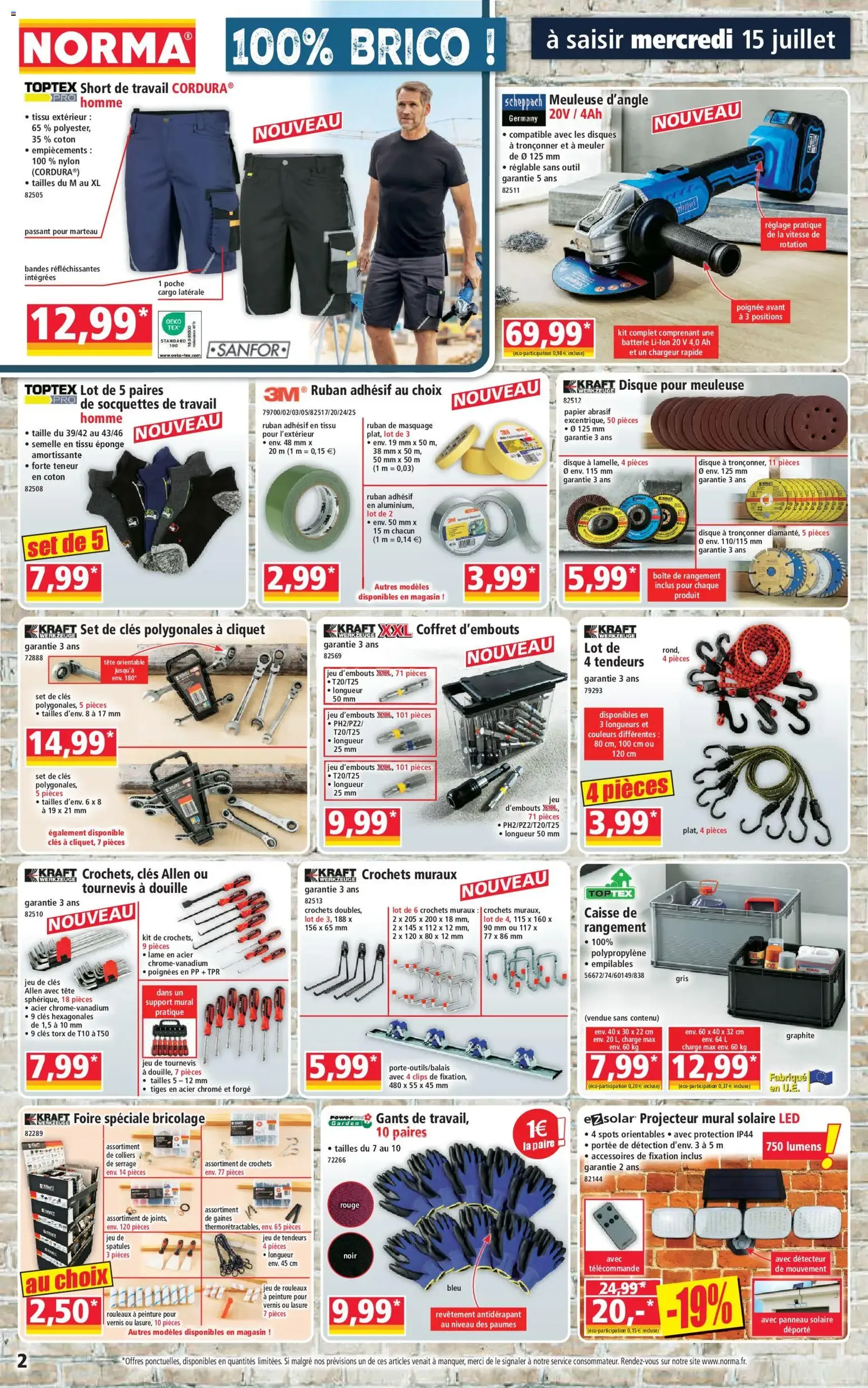 Norma catalogue - brochure valable à partir du 15/07/2026, page 2 sur 12