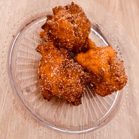 Náhled receptu Jogurtové koblížky s jablky