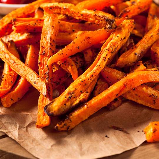 Anteprima ricetta Patatine fritte di patate dolci