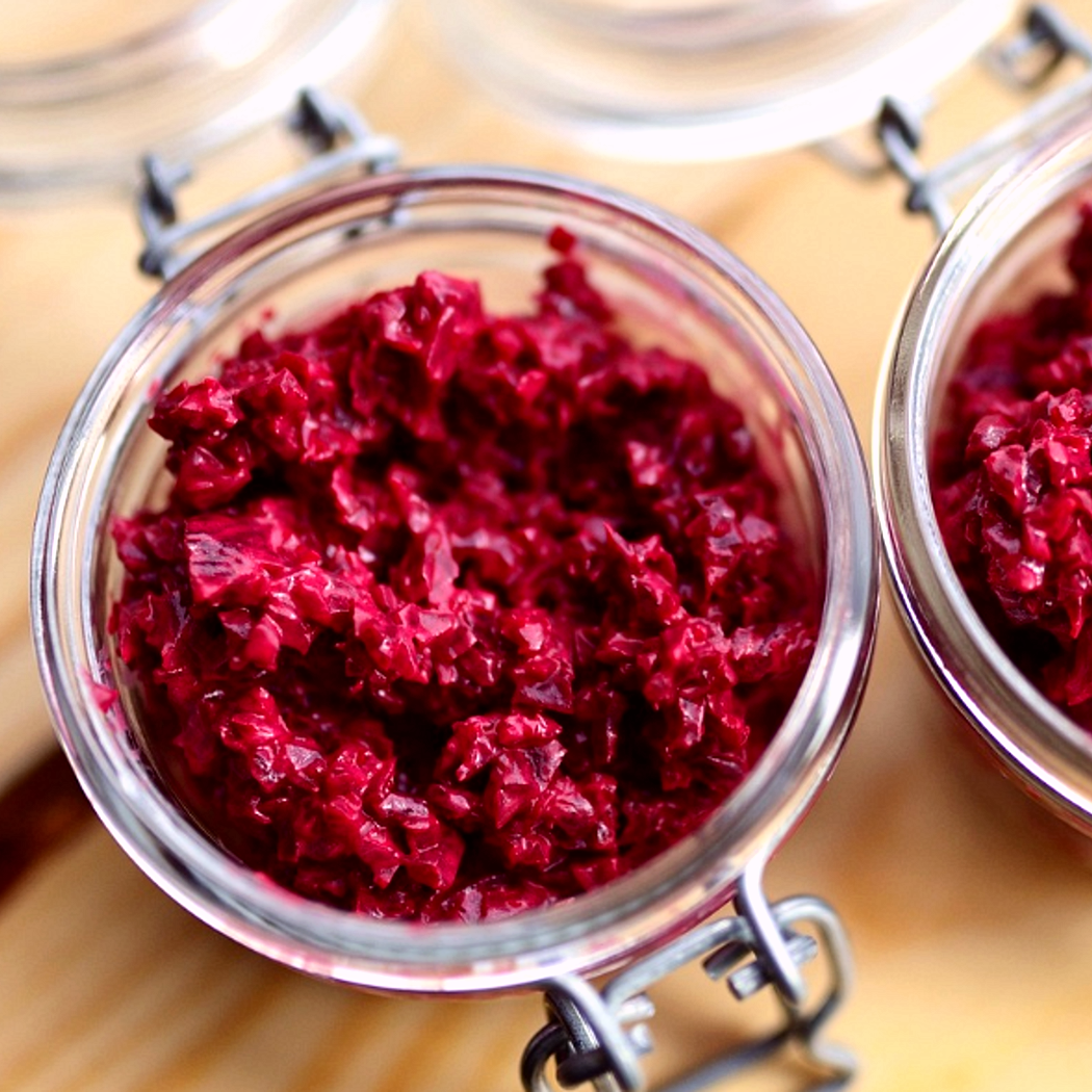 Migliorare il cavolo rosso in vasetto