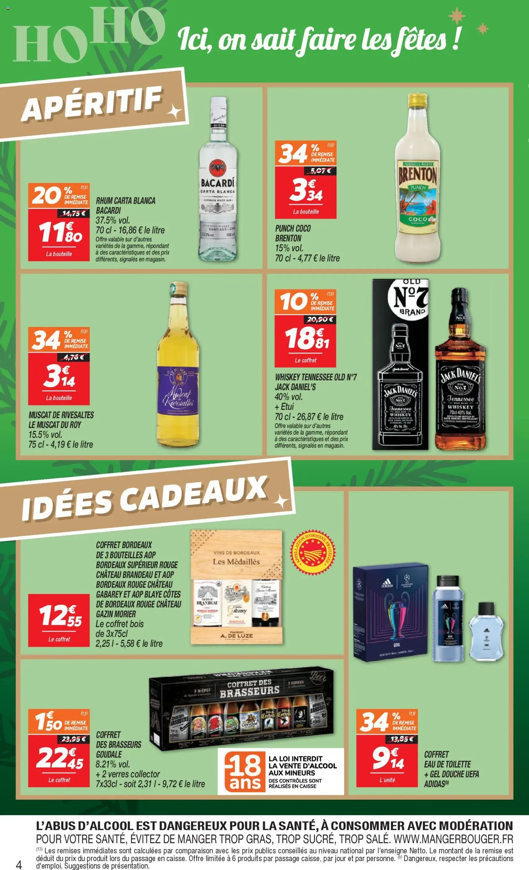 Netto - Festif ho ho ho - brochure valable à partir du 02/12/2025, page 4 sur 20