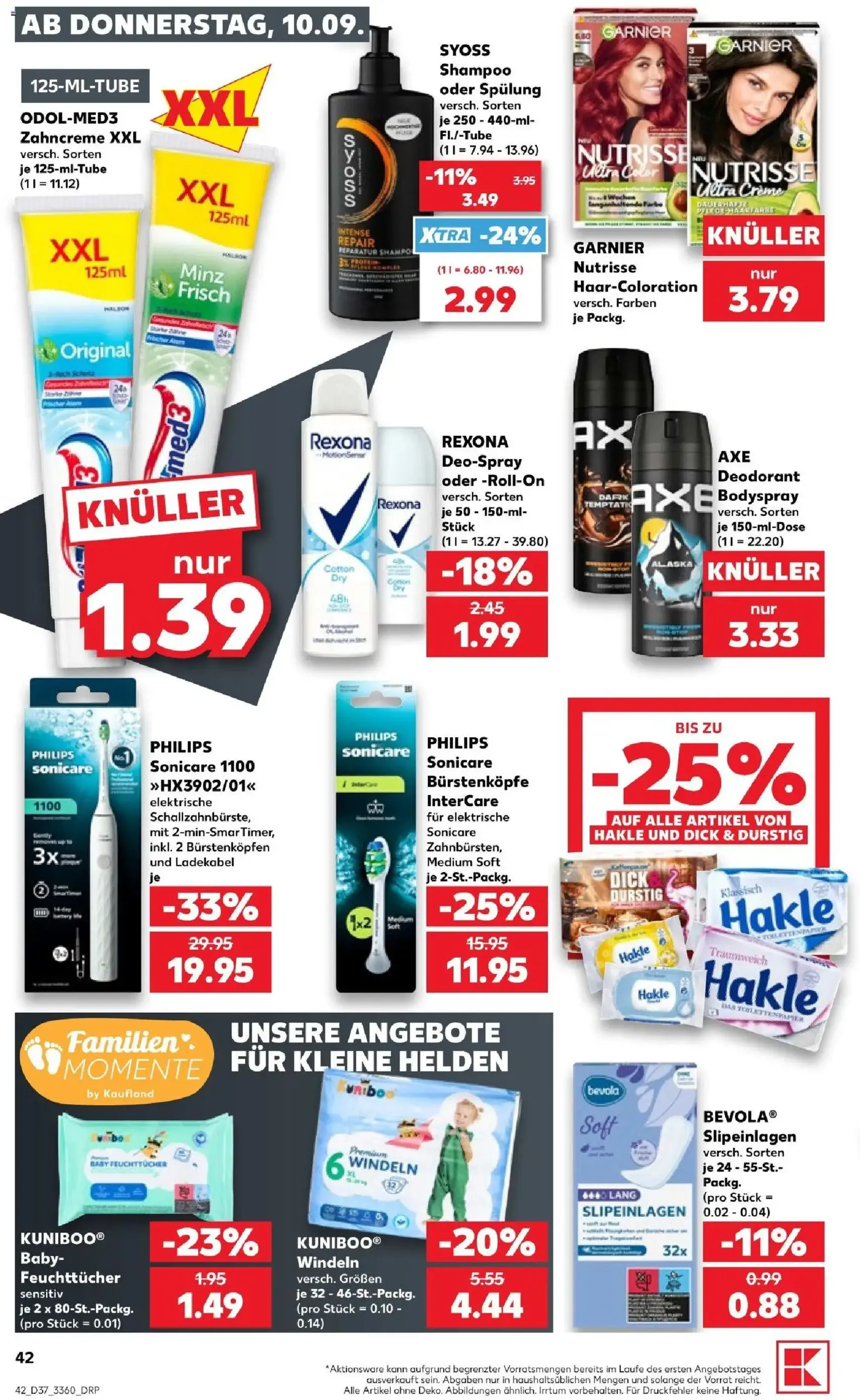 Kaufland Prospekt - Gültiger Prospekt ab 10.09.2026, Seite 42 von insgesamt 66