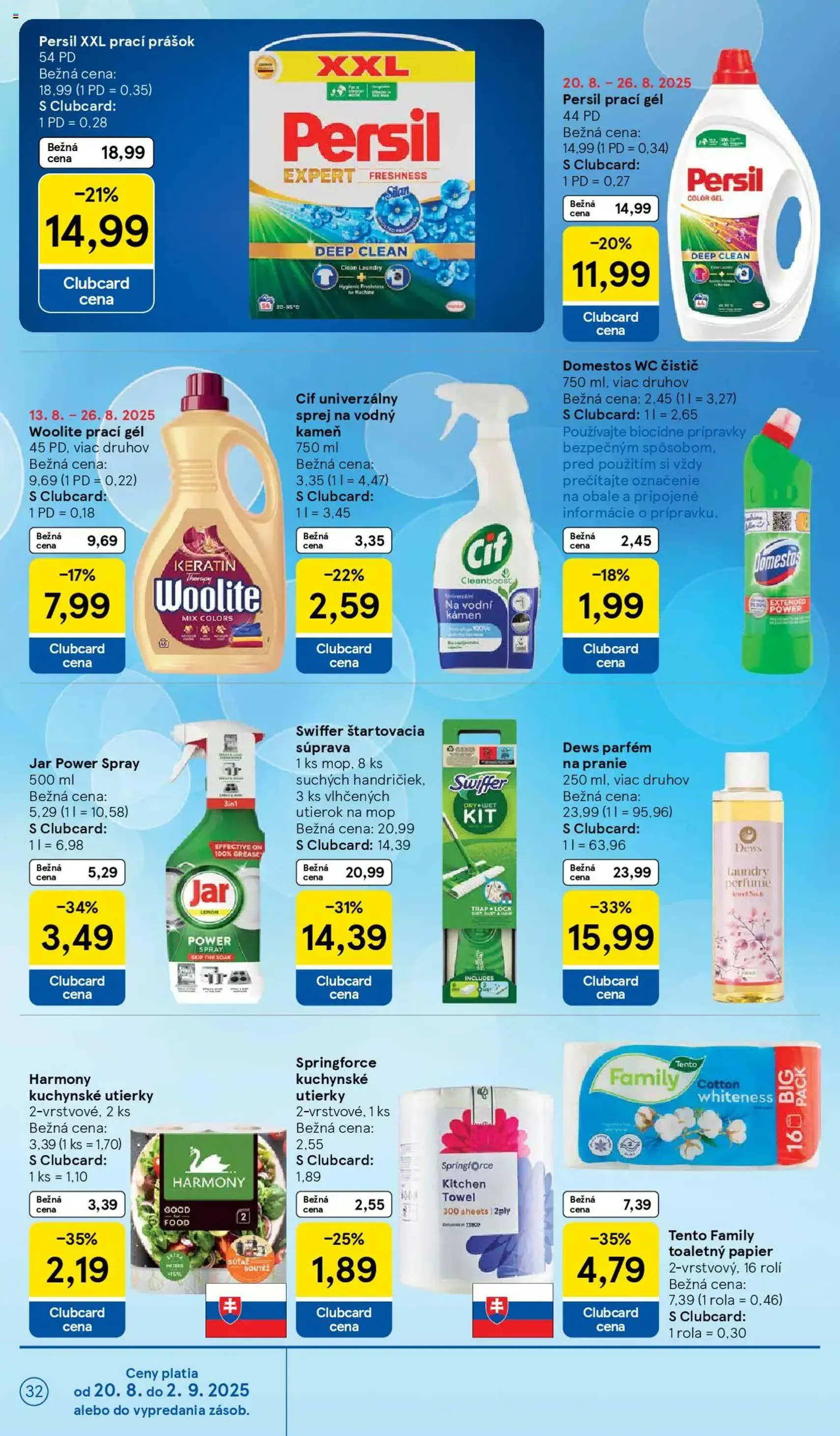 Tesco Hypermarket - leták - platný leták od 20.08.2025 strana 32 z 38