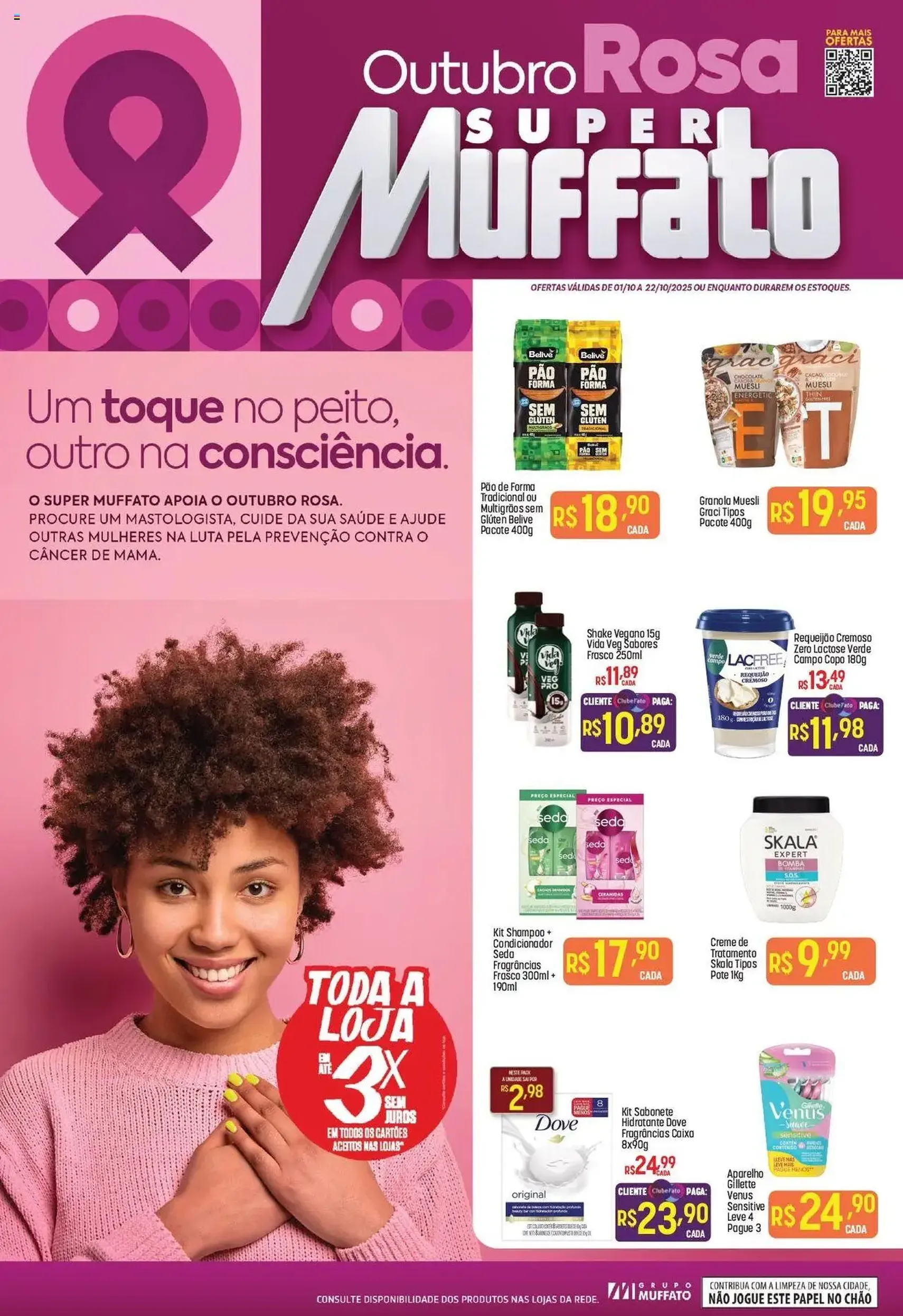 Super Muffato - Ofertas Especial Outubro Rosa - folheto válido a partir de 01/10/2025 página 1 de 8