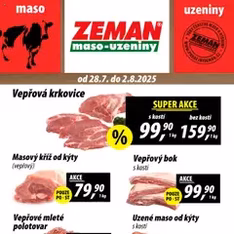 Prodejny Zeman leták - náhled letáku platný od 28.07.2025