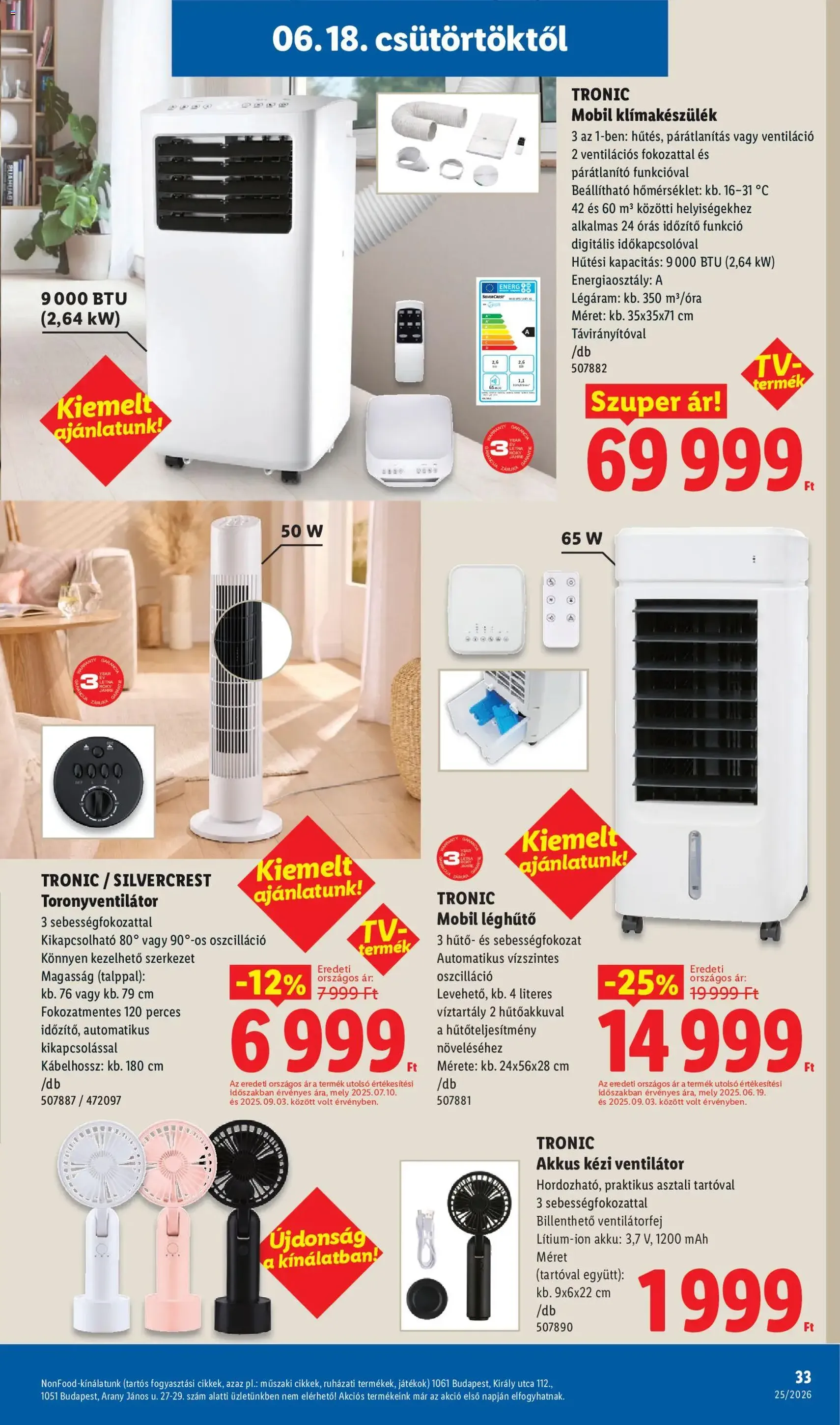 Lidl akciós újság - 2026.06.18. érvényes szórólap 33 oldal 78 oldalból