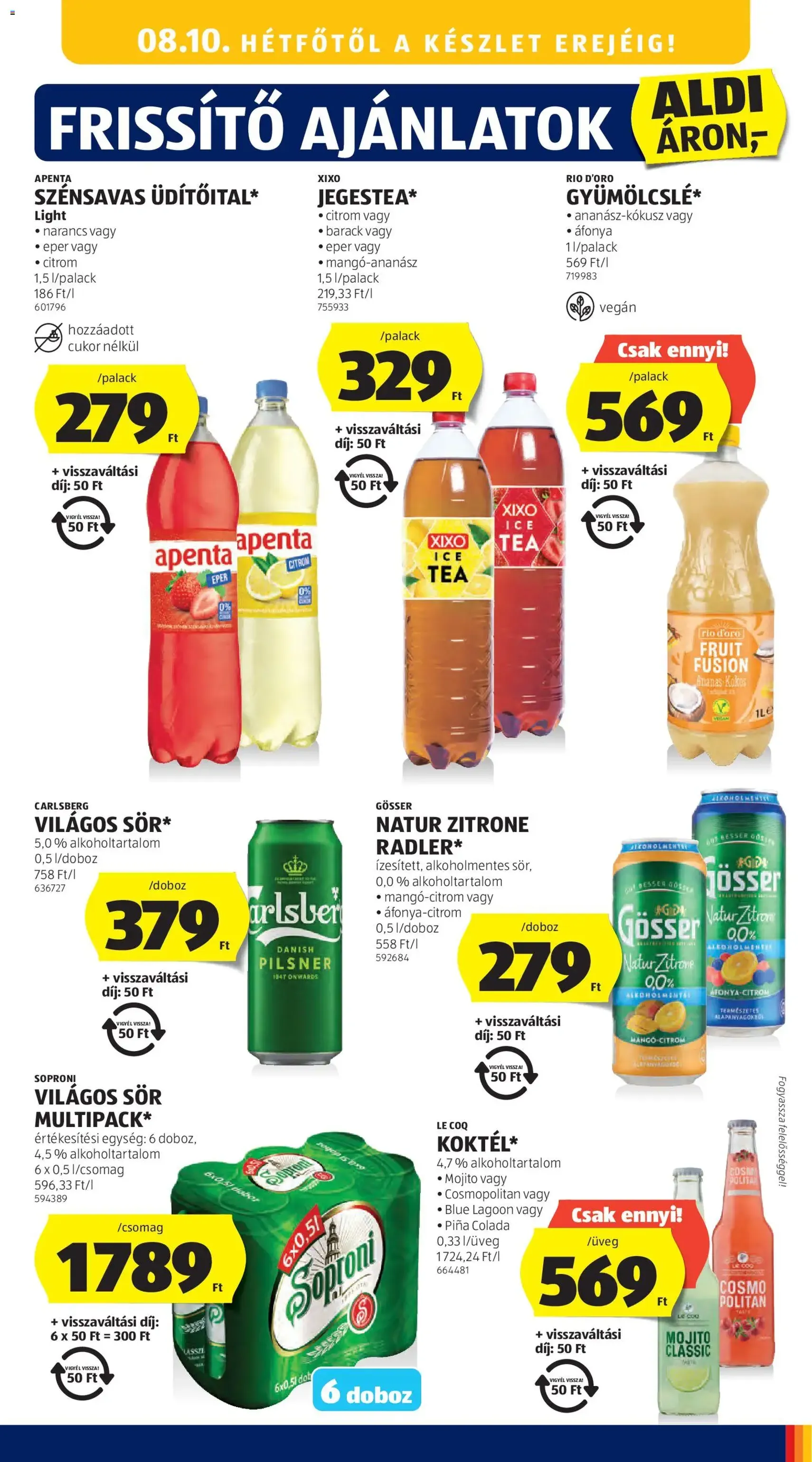Aldi akciós újság - 2026.08.06. érvényes szórólap 25 oldal 50 oldalból